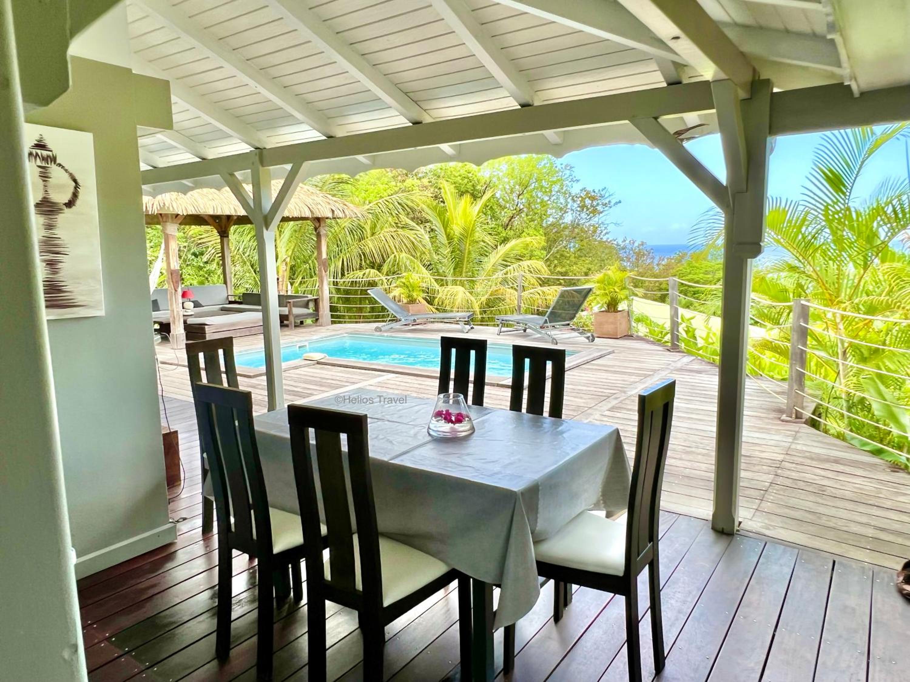 Villa Corali, vue mer, piscine, Pointe Batterie Deshaies view 4