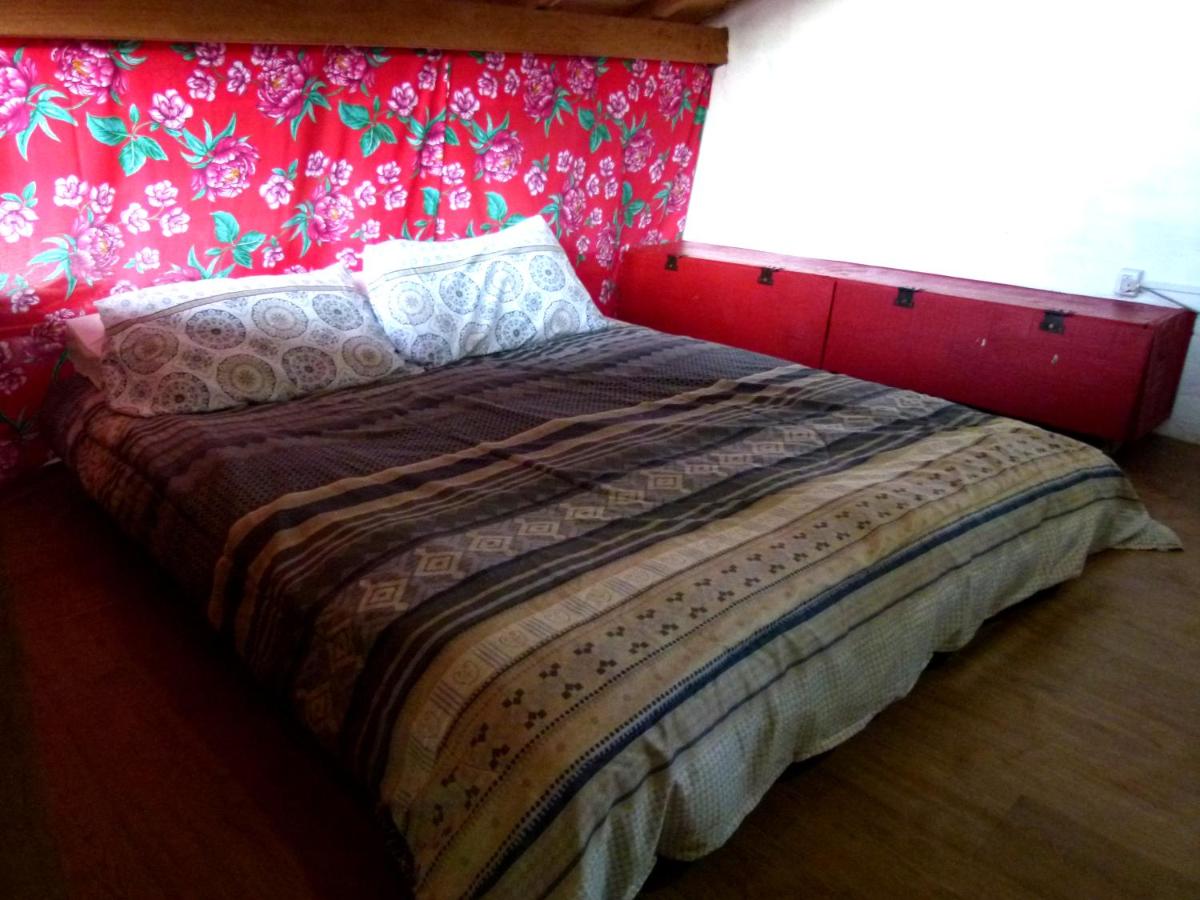 Casa ecológica na montanha com vista para o vale