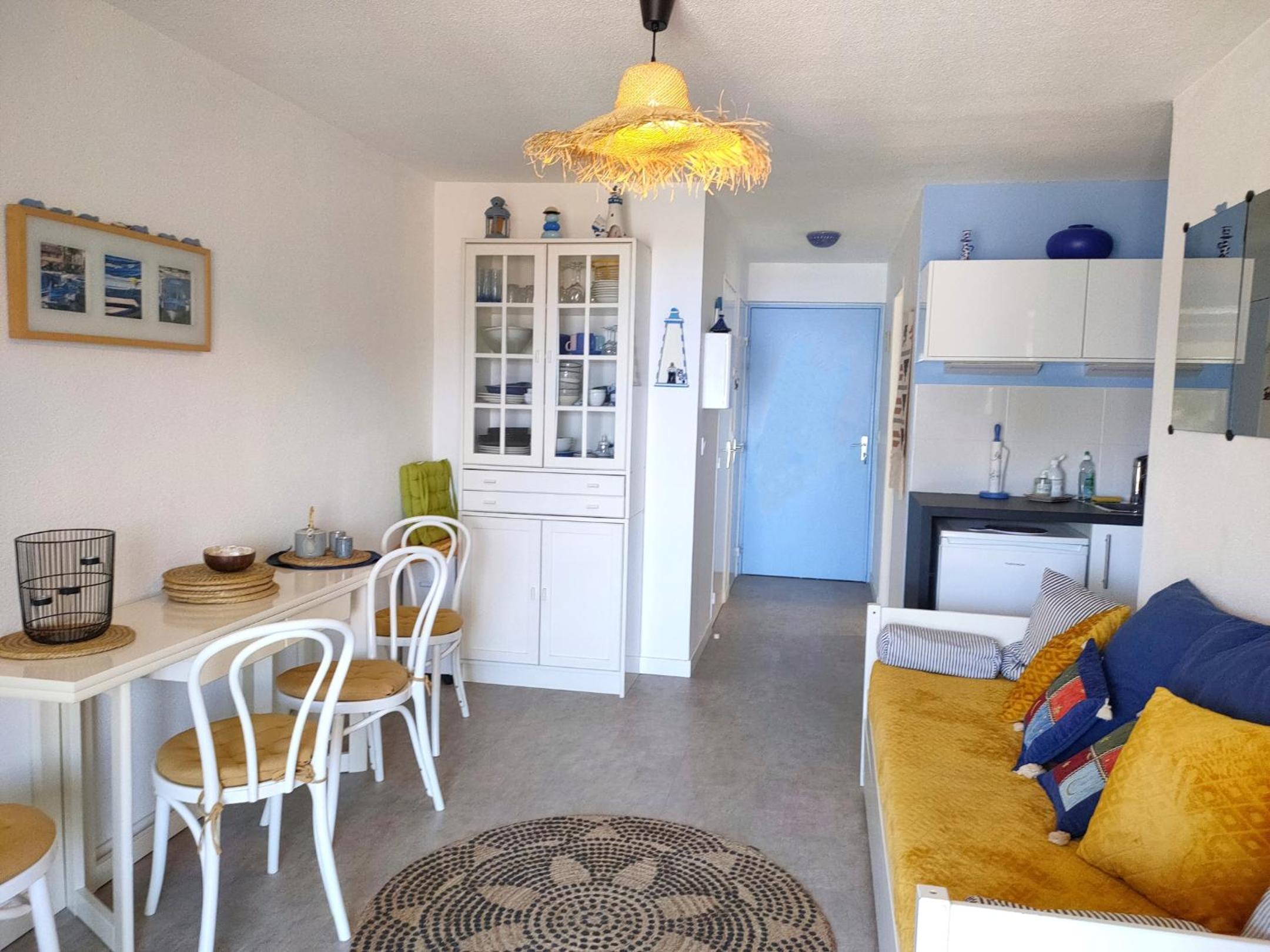 Appartement avec terrasse vue mer, proximité plage, place parking, photo 24
