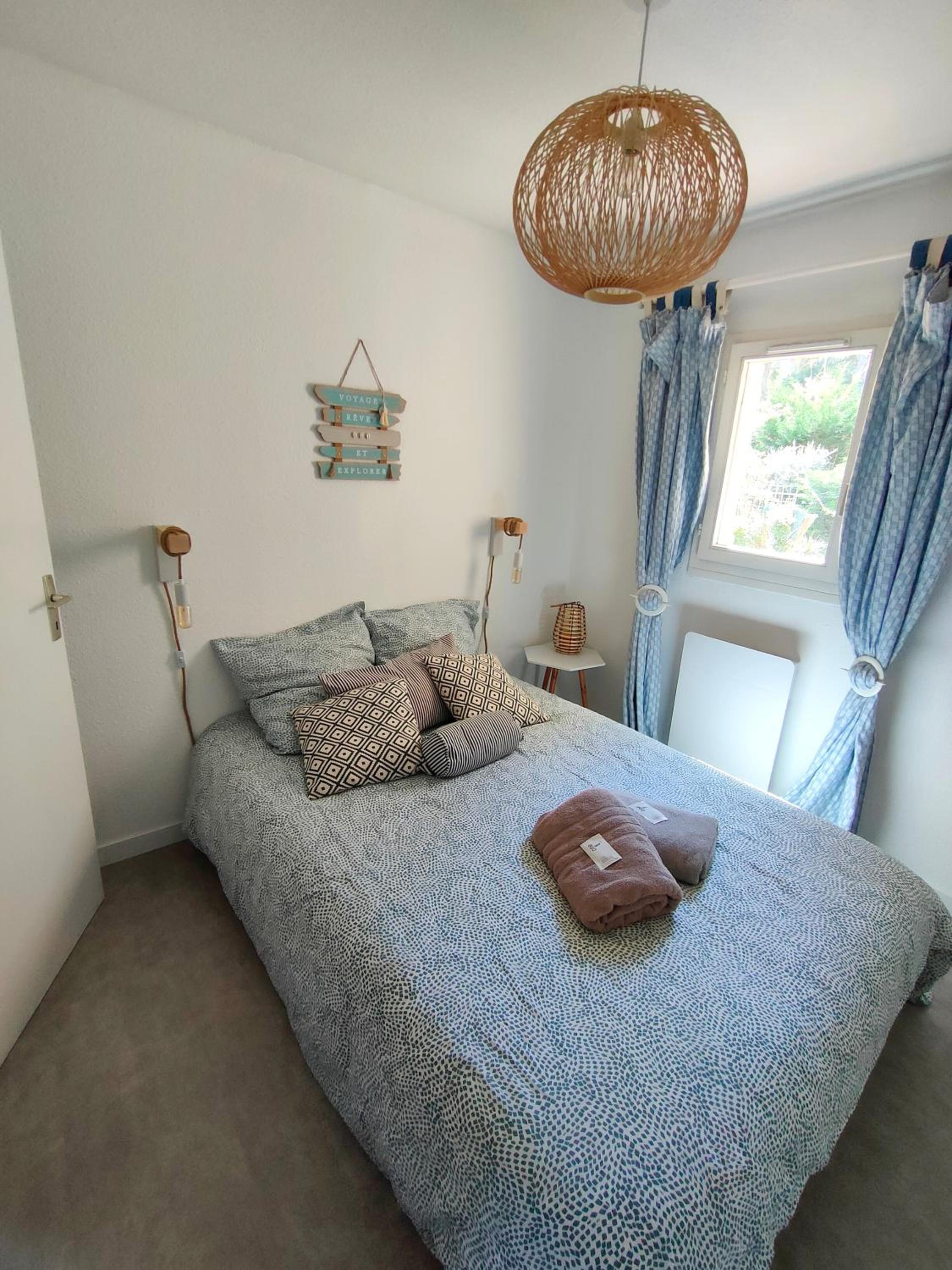 Appartement avec terrasse vue mer, proximité plage, place parking, photo 17