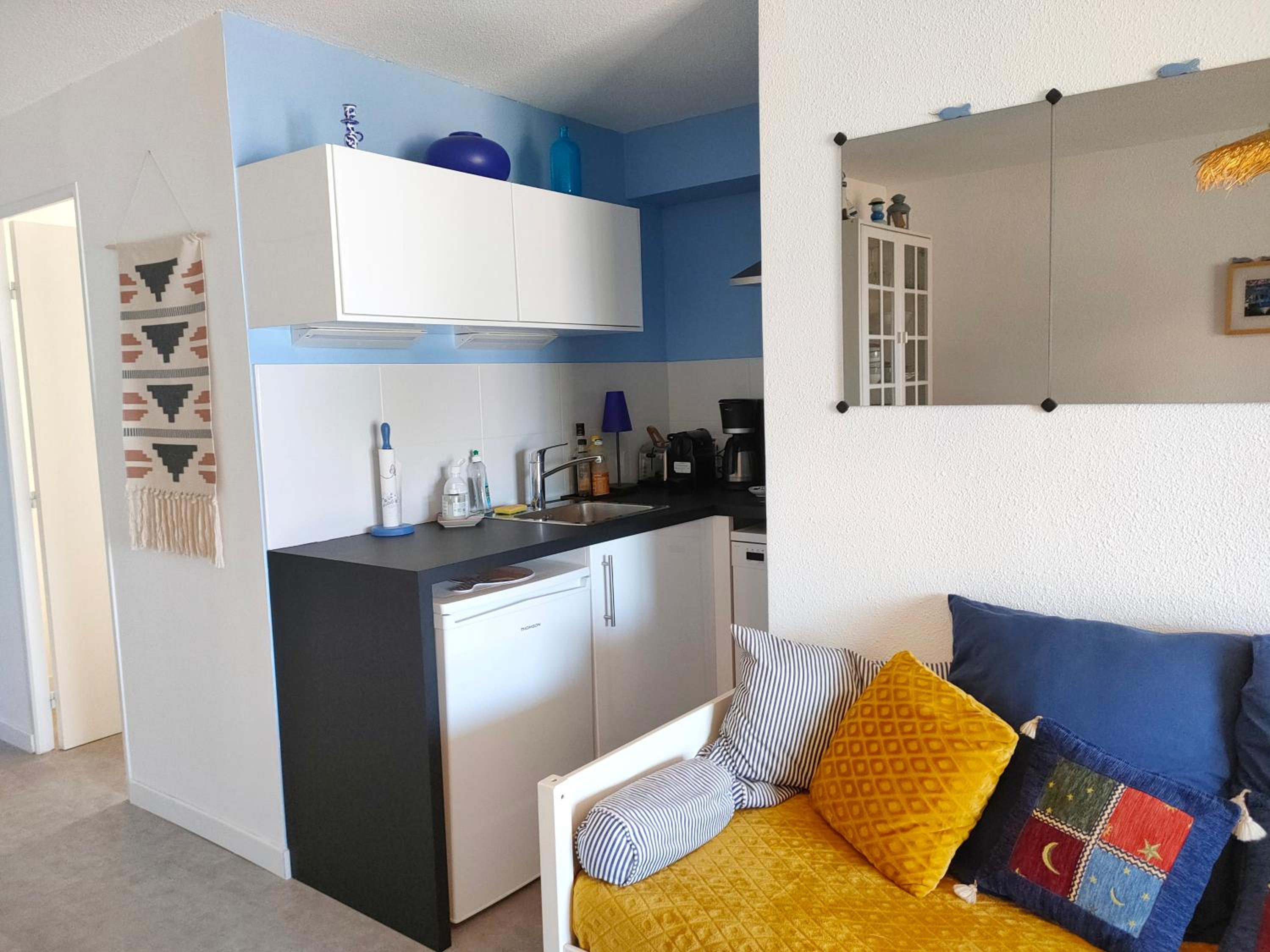 Appartement avec terrasse vue mer, proximité plage, place parking, photo 11