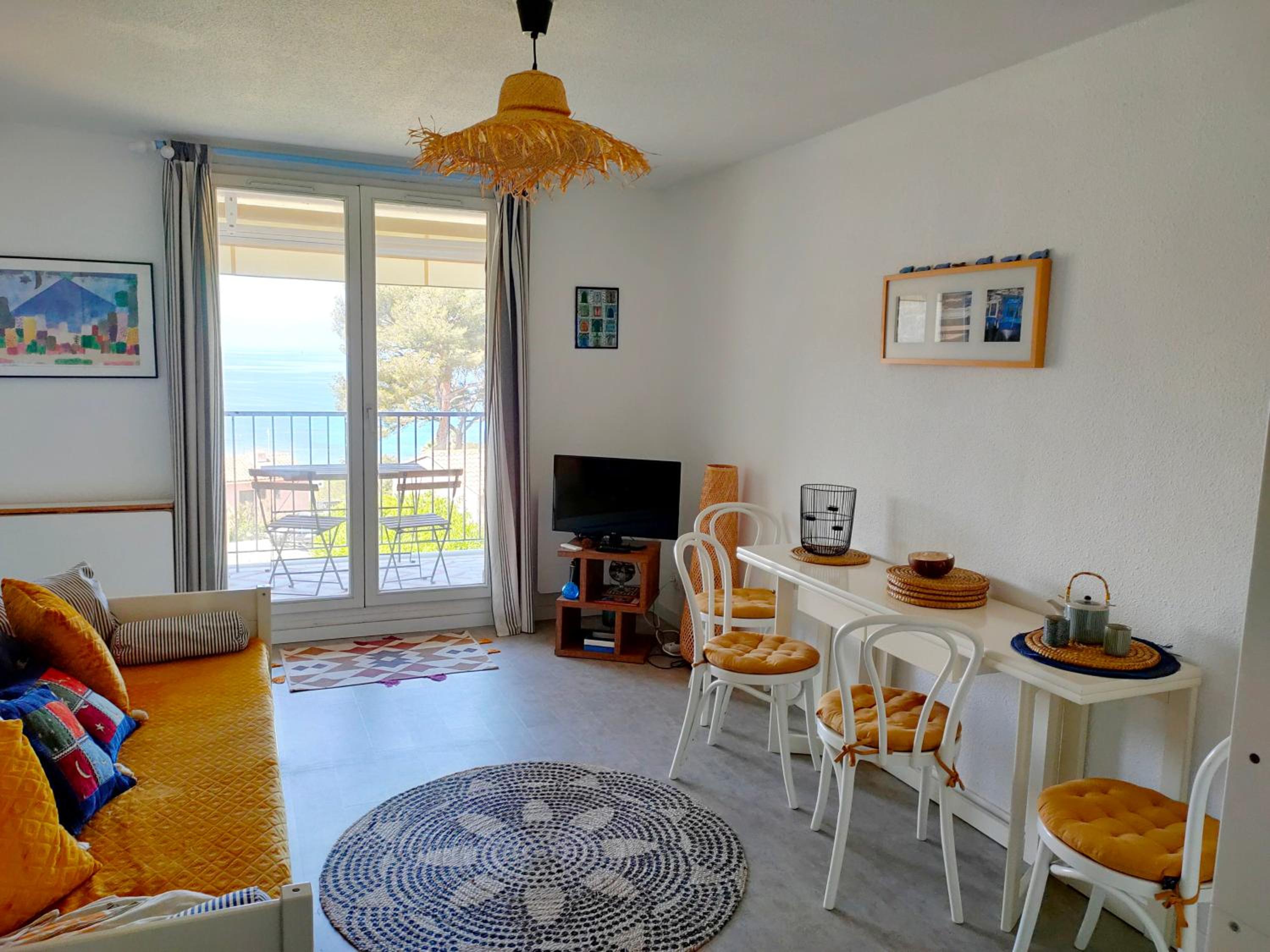 Appartement avec terrasse vue mer, proximité plage, place parking, photo 37