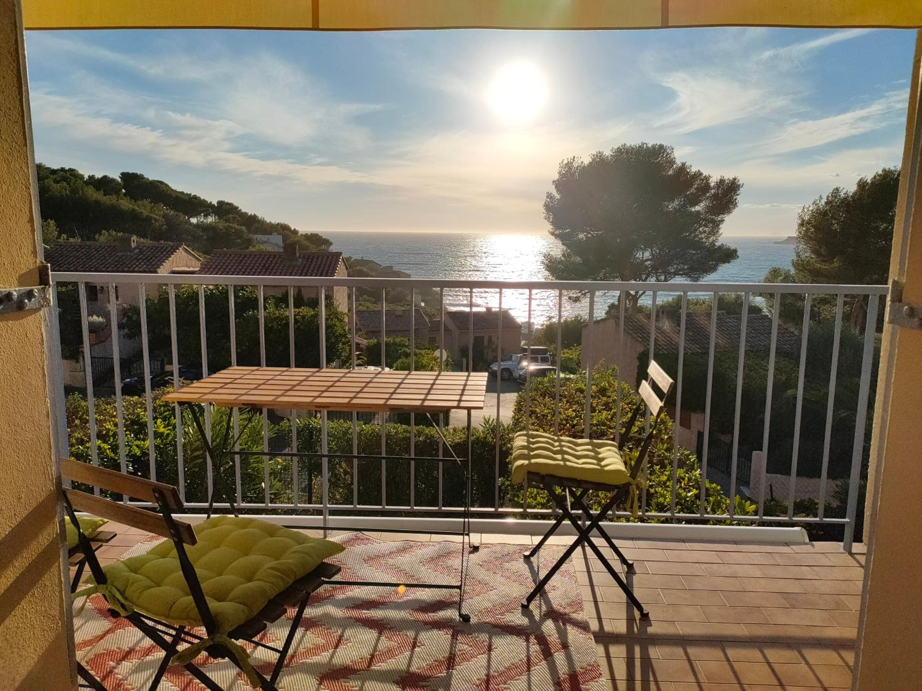 Appartement avec terrasse vue mer, proximité plage, place parking, photo 6