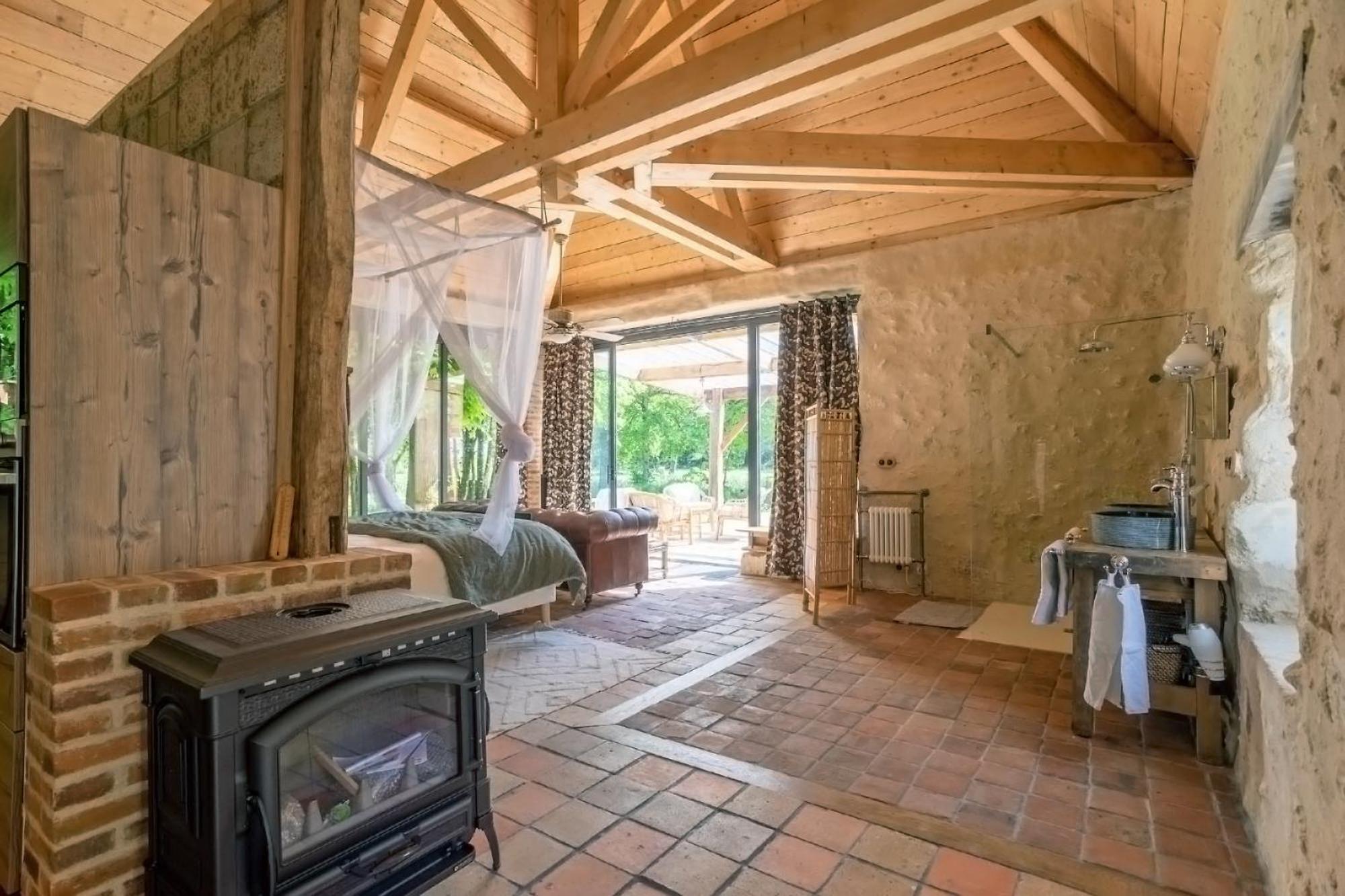 Manoir de la Mazeraie lodge de luxe Loire Valley view 3