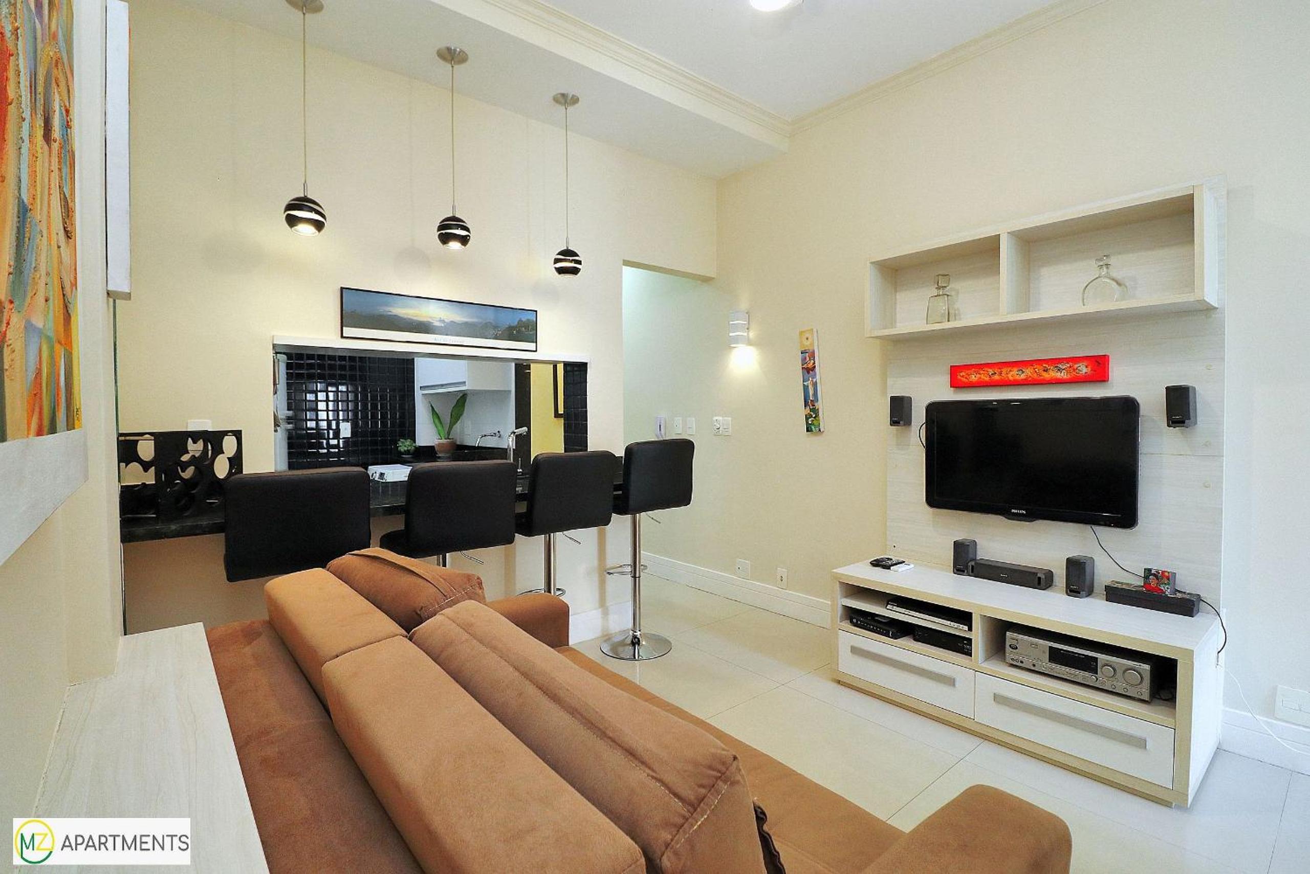 Modern 2 bedrooms in Leme for 4 people