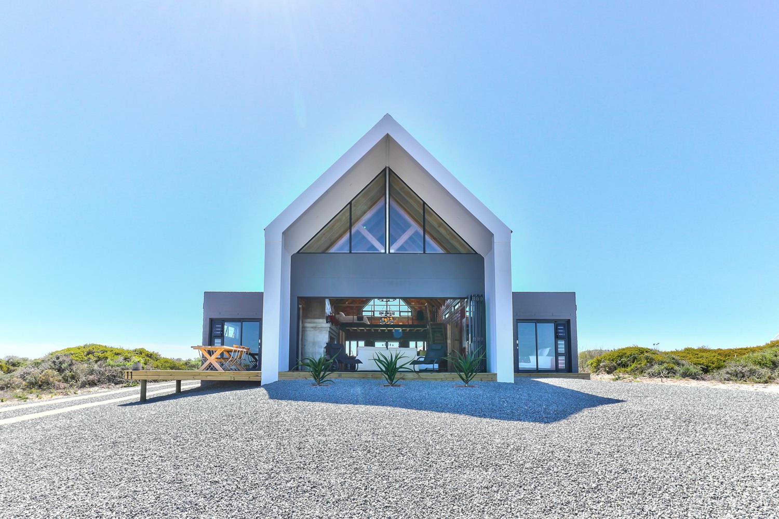 Skye Coastal House Beachfront living view 4