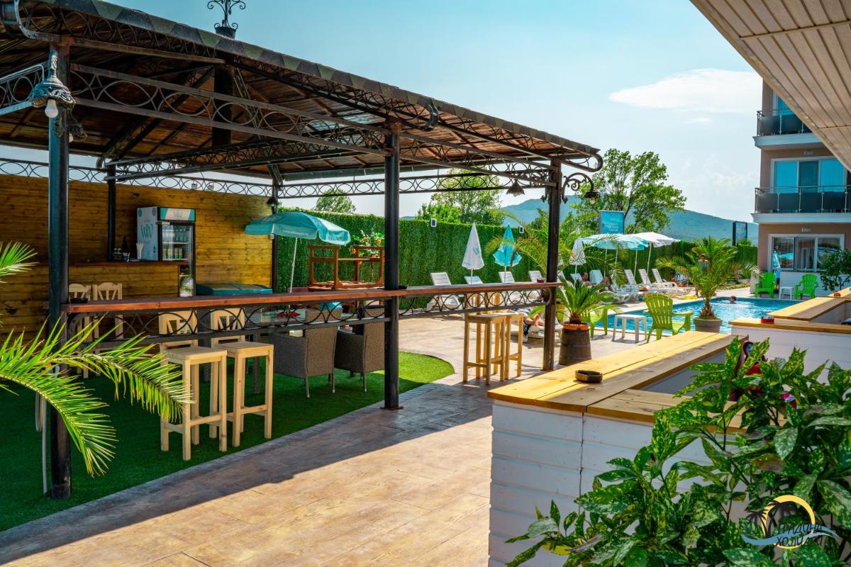 outdoor BBQ area