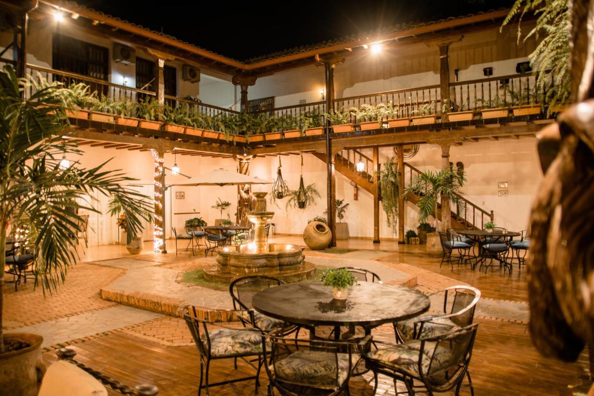 outdoor BBQ area