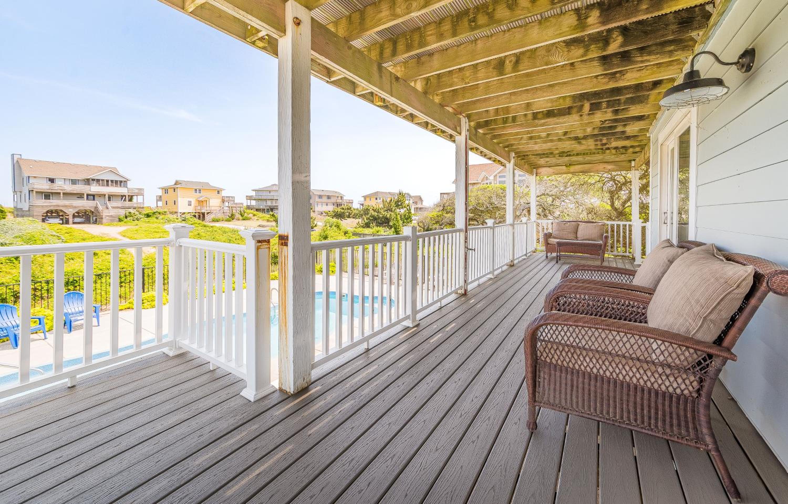 Arcadia - Duck, Caffey's Inlet, Ocean Views, 50 Yards to Beach, Pool, Pets OK, Cul-de-sac Location