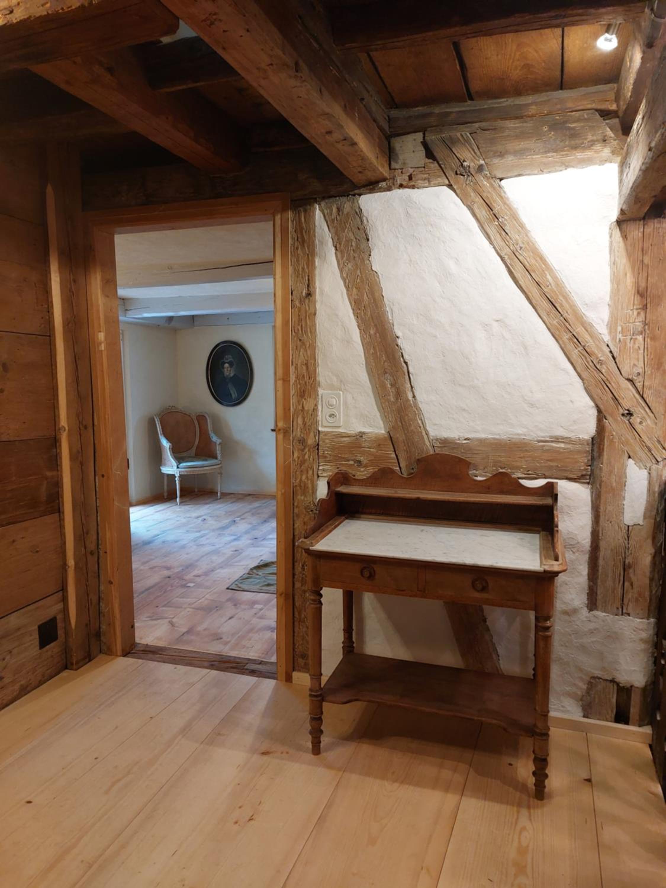 Historisches Doppel - Riegelbauernhaus
