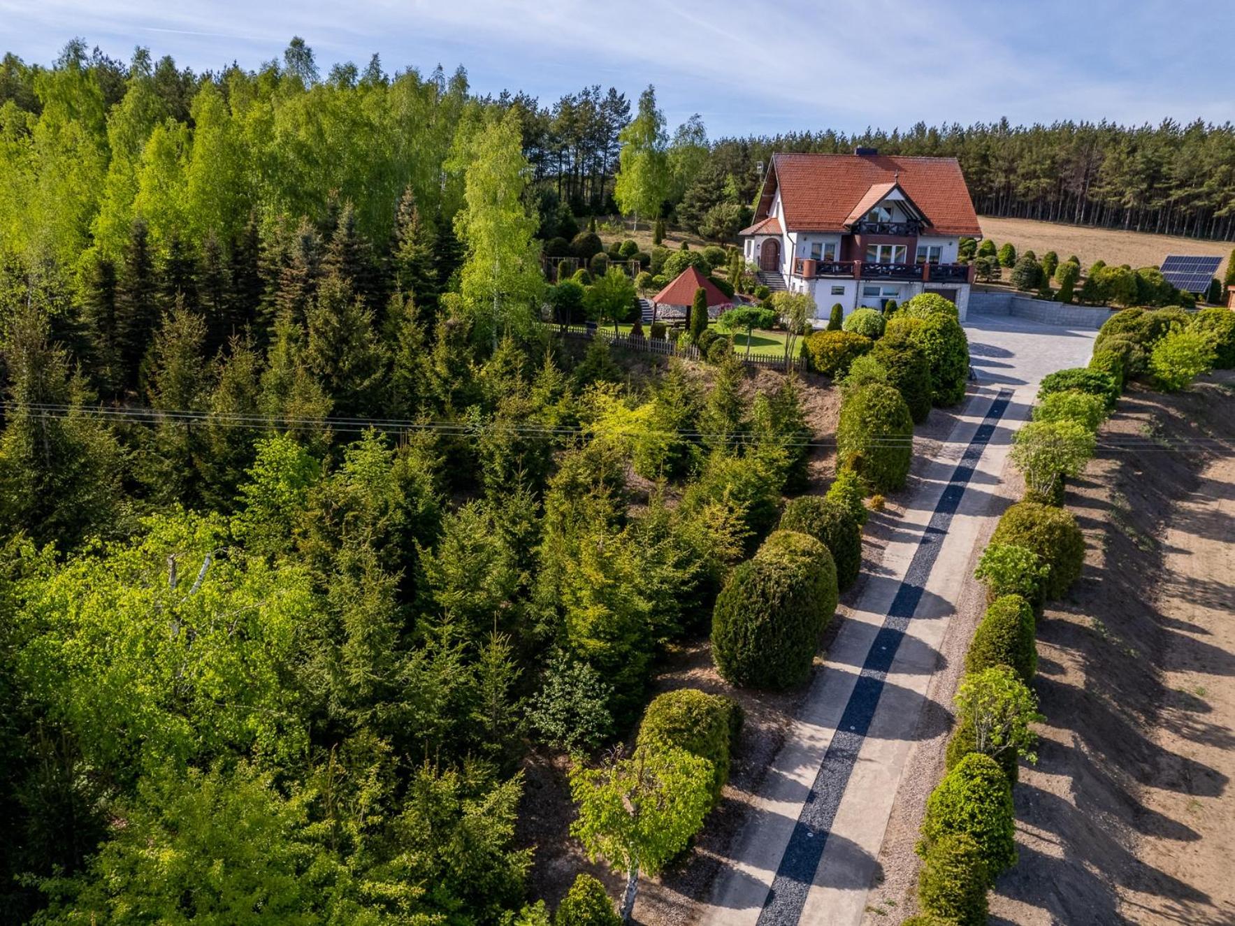 Dom na wzgórzu z widokiem na jezioro z balią i sauną view 5