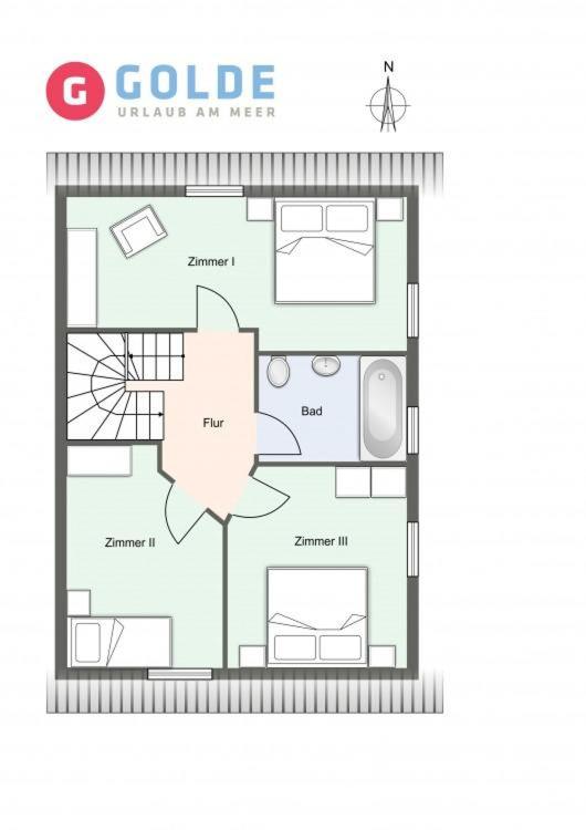 Haushälfte Evershop Ferienhaus Seepferdchen
