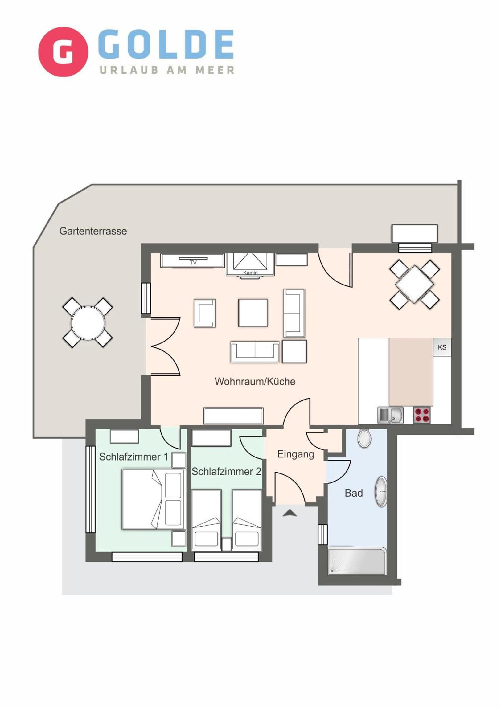 Bungalow Seestern Bungalow Seestern A
