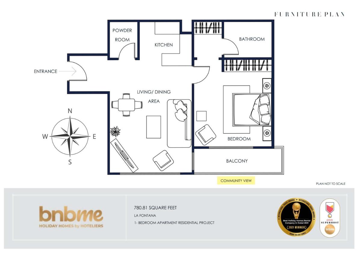 bnbmehomes - Elegant Apt In Al Barsha South - 613