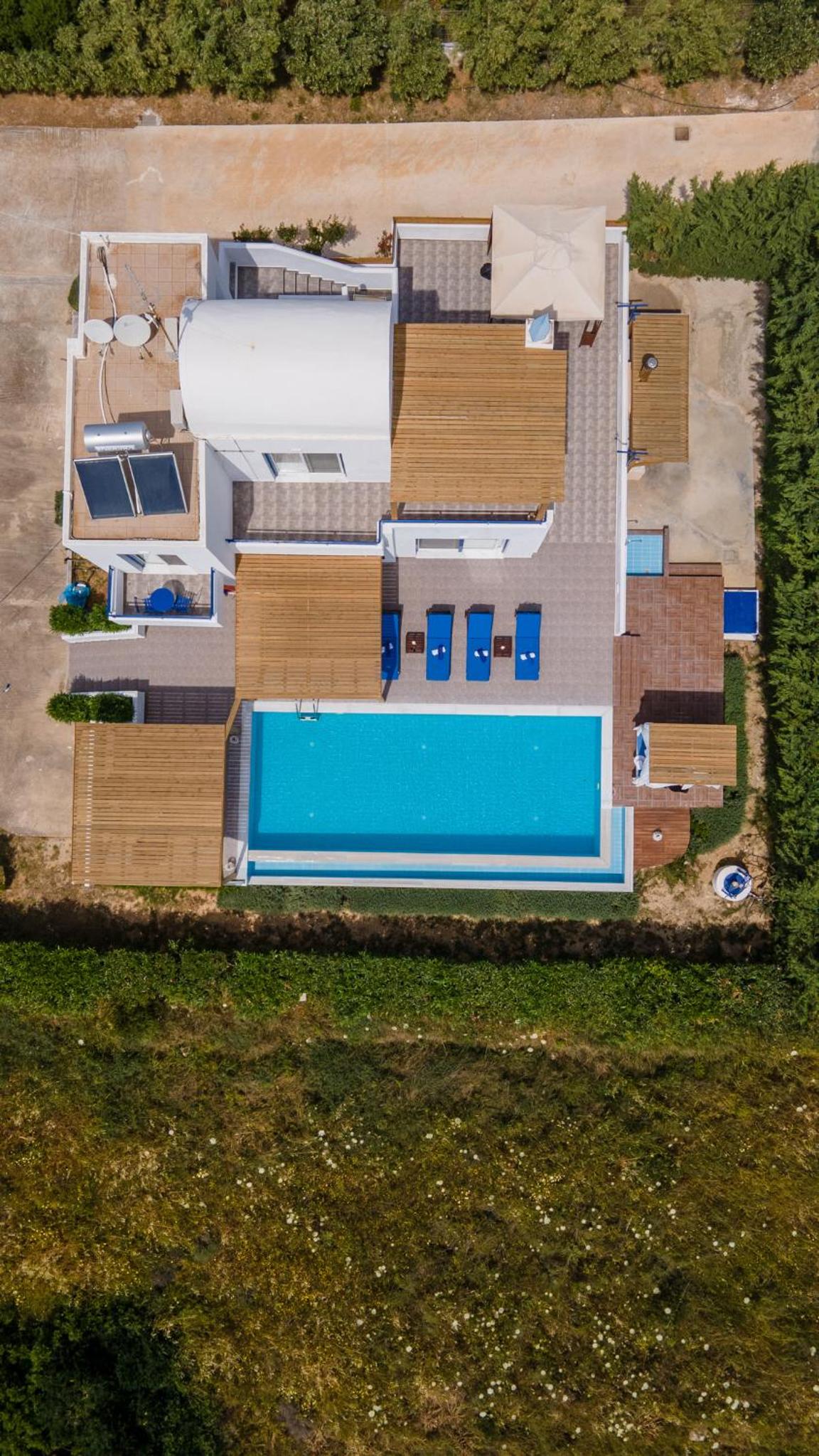 White Blue Villa