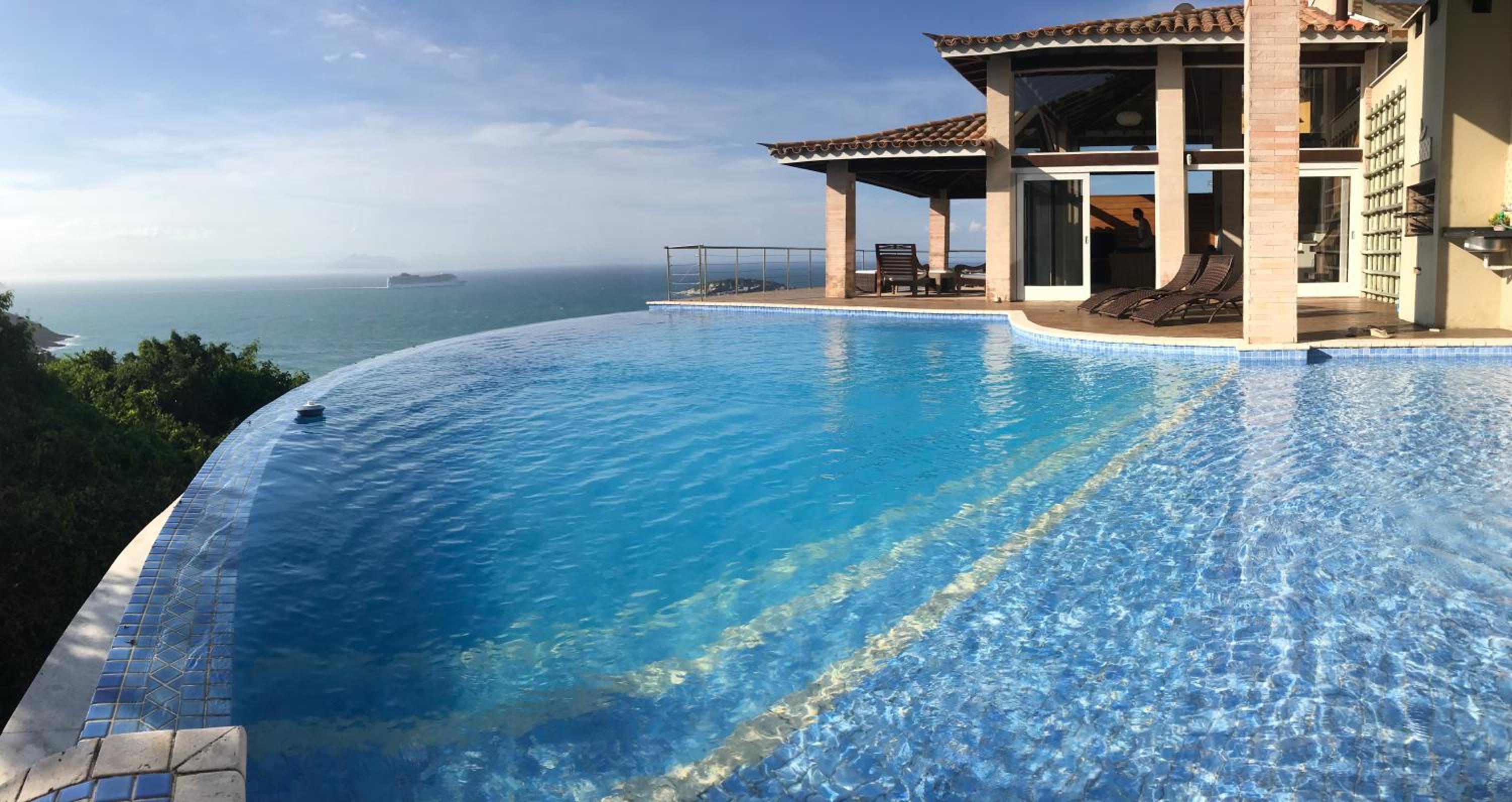 Buzios, casa inteira de frente para o mar em Joao Fernandes, fabulosa, a melhor vista, Mansão Bella Vista