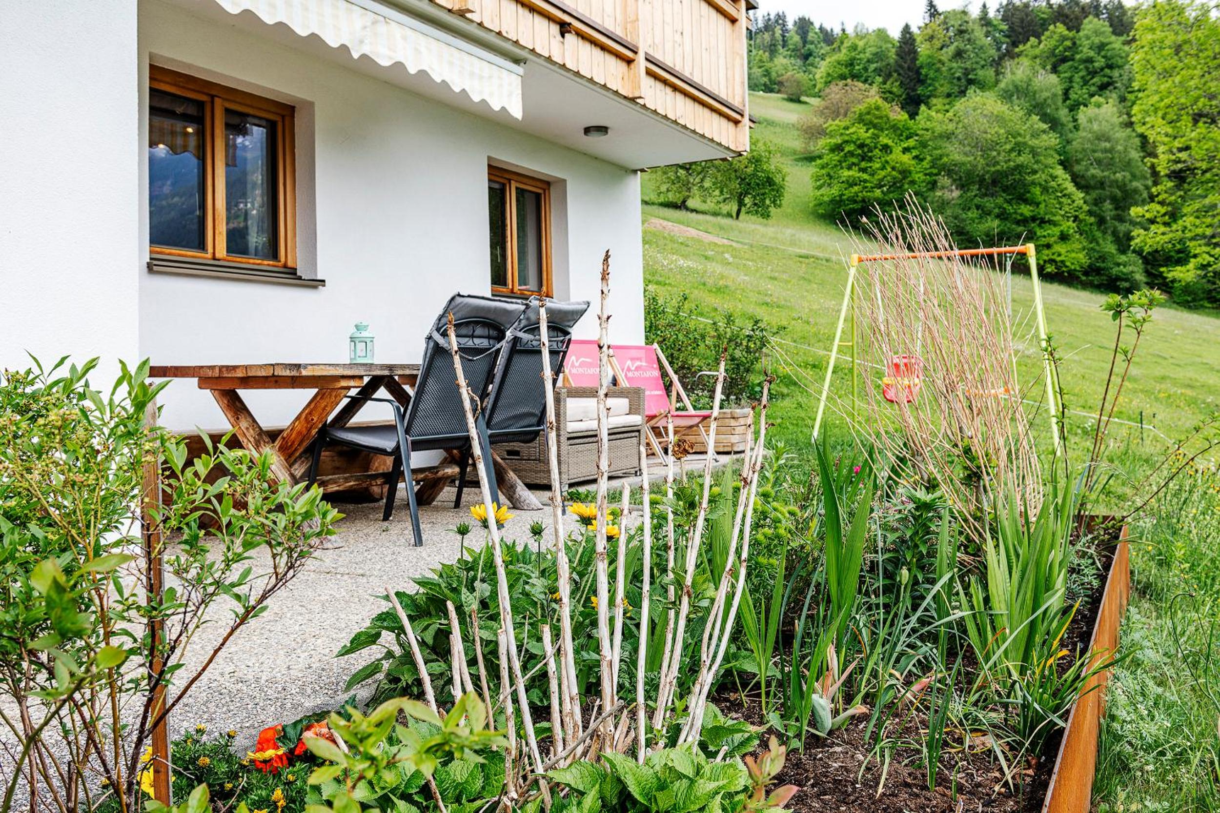 Haus grüner Wald