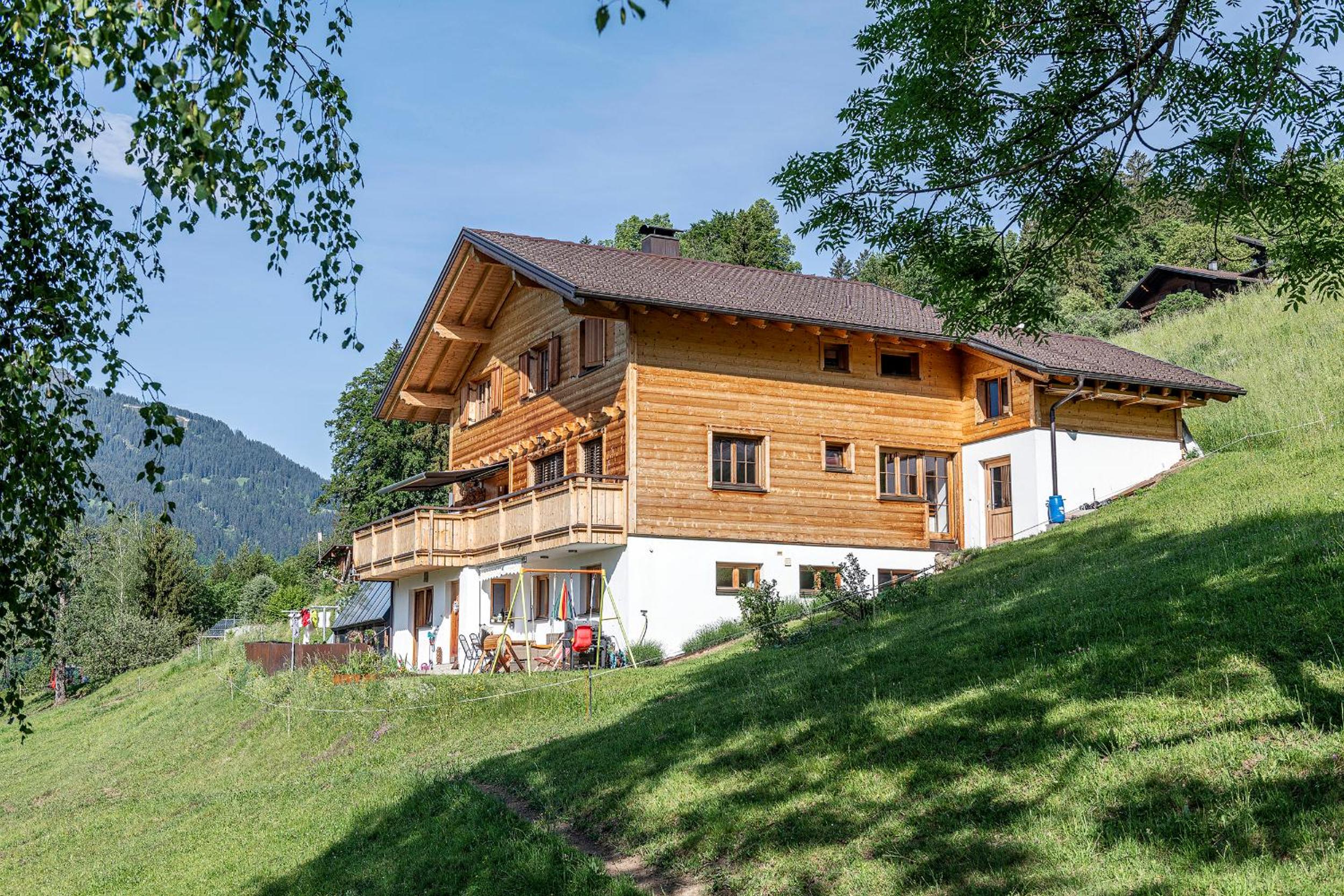 Haus grüner Wald