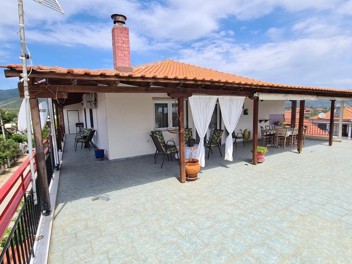 outdoor BBQ area