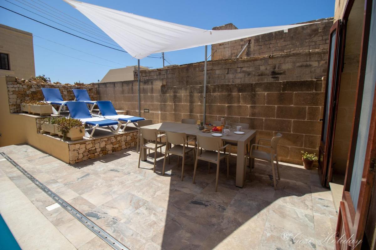 outdoor BBQ area