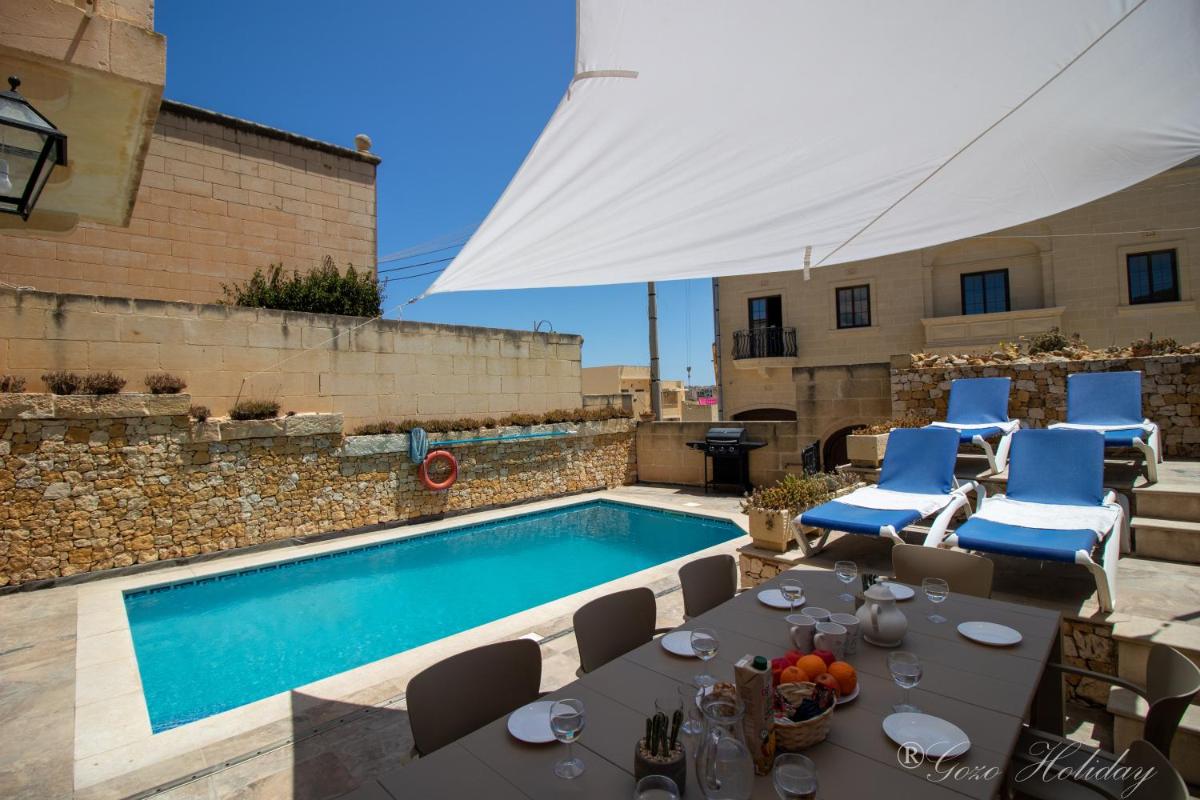 outdoor BBQ area