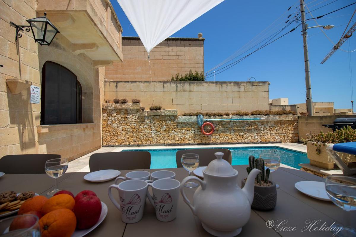 outdoor BBQ area