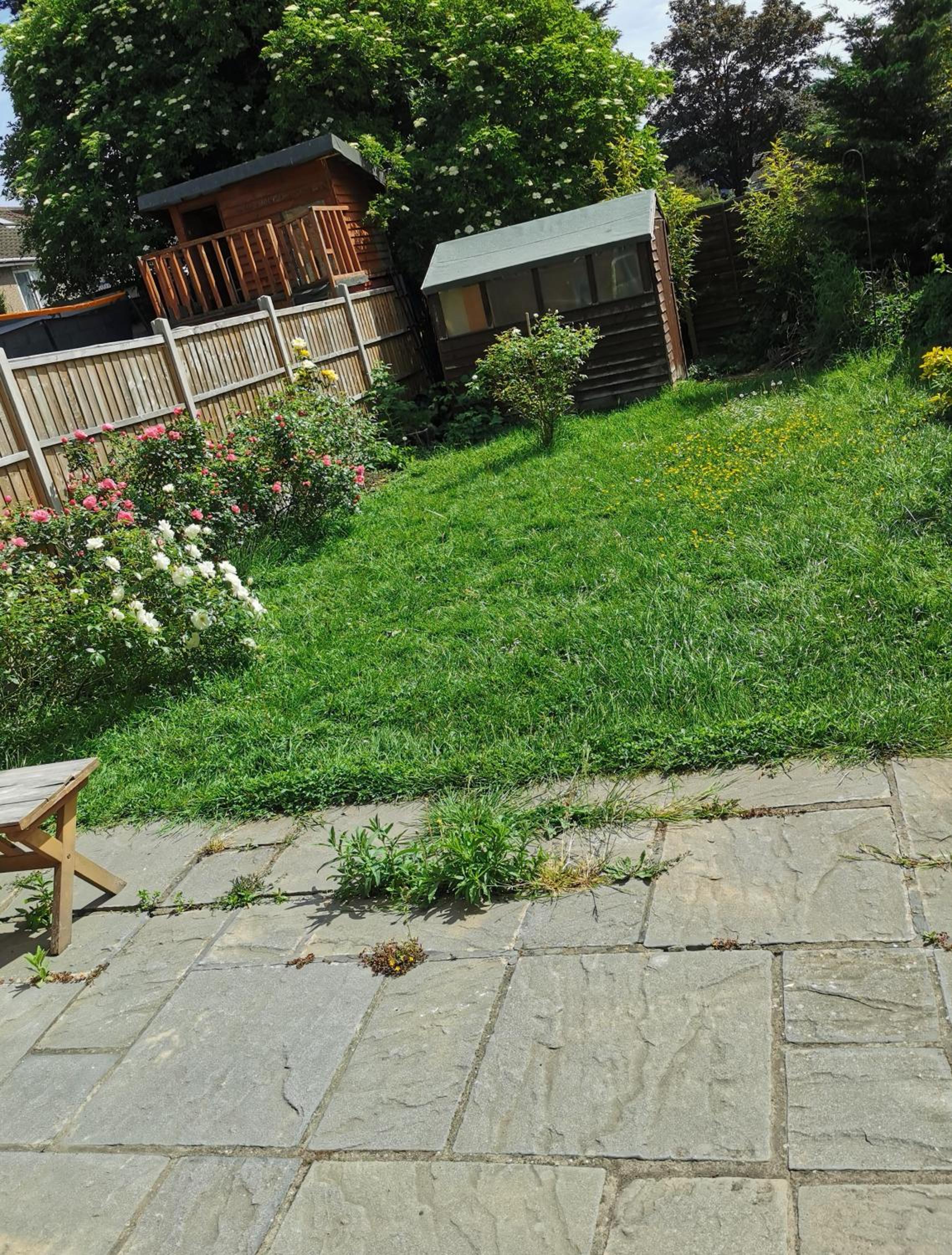 outdoor bbq area