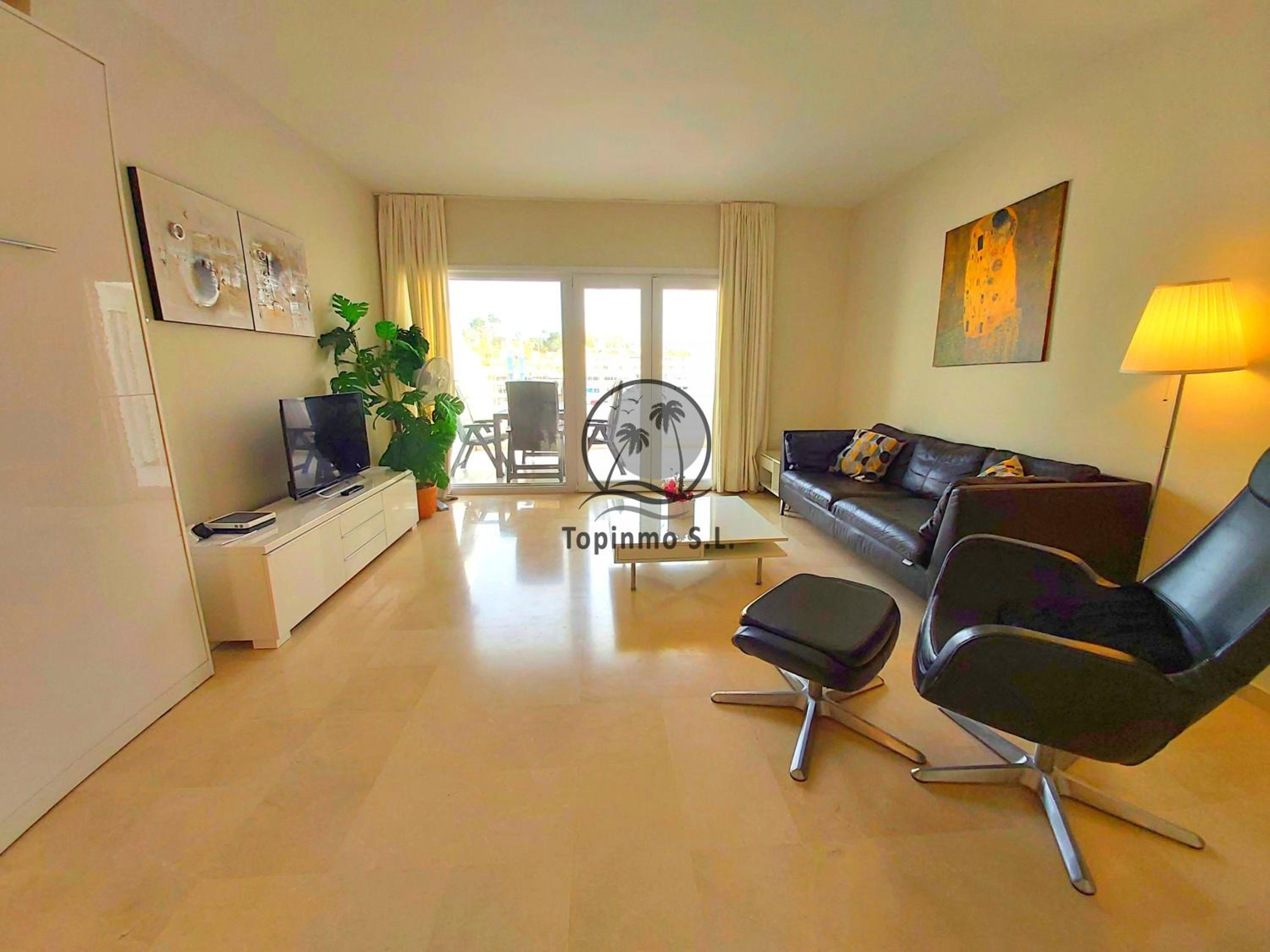 Nordic 1 bedroom apartment on Island complex in marina harbour view 2