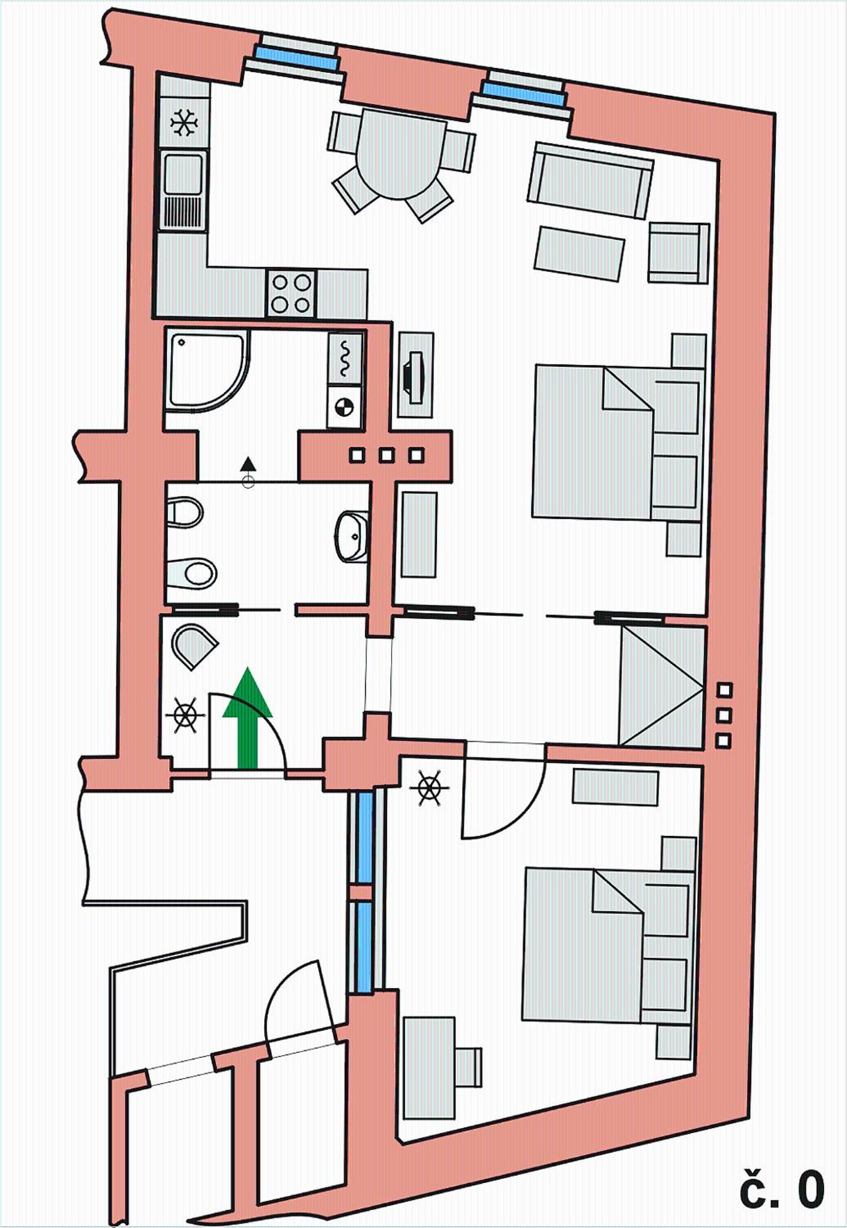 Apartment No 0A Anenska 13 - Stare Mesto