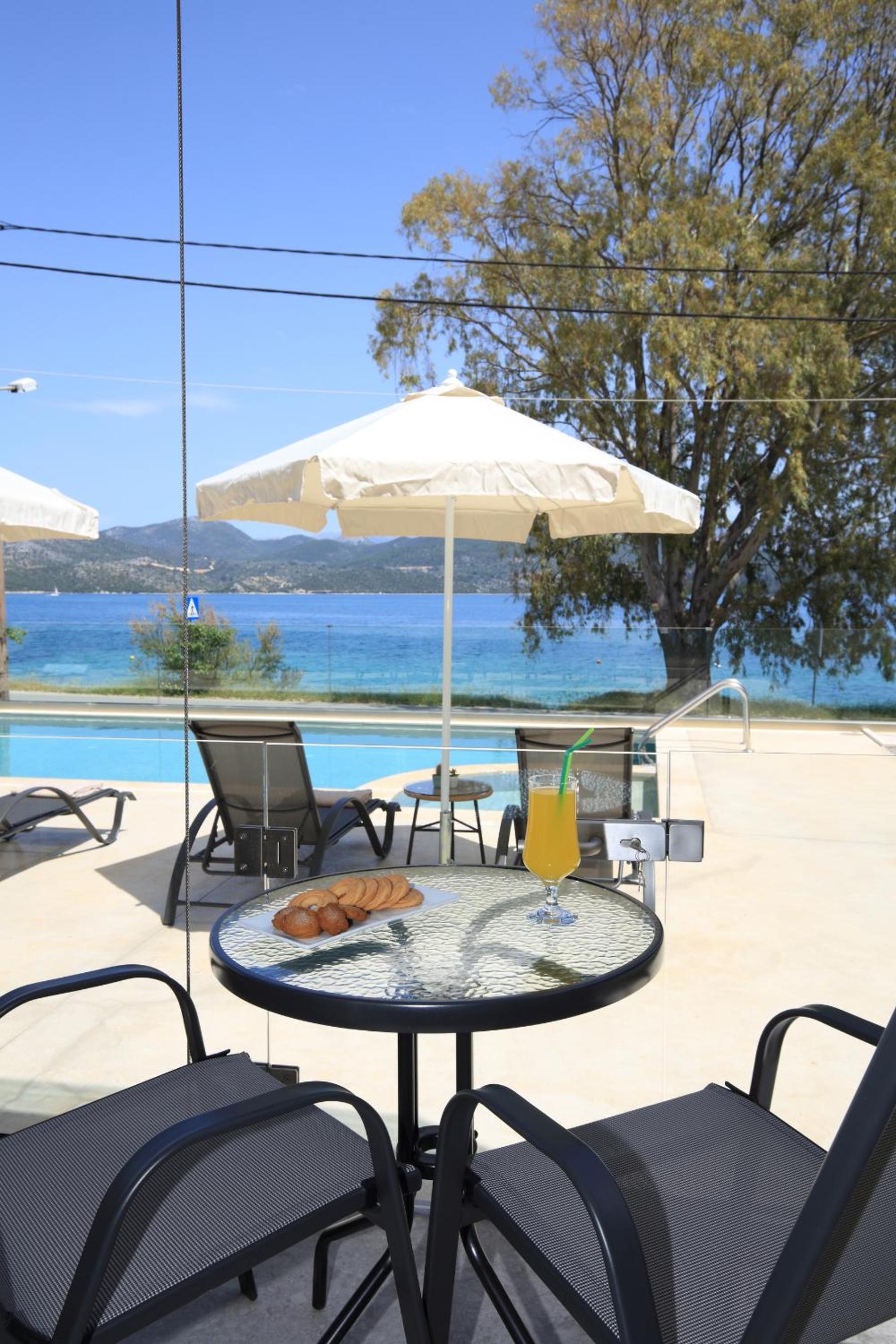 outdoor BBQ area