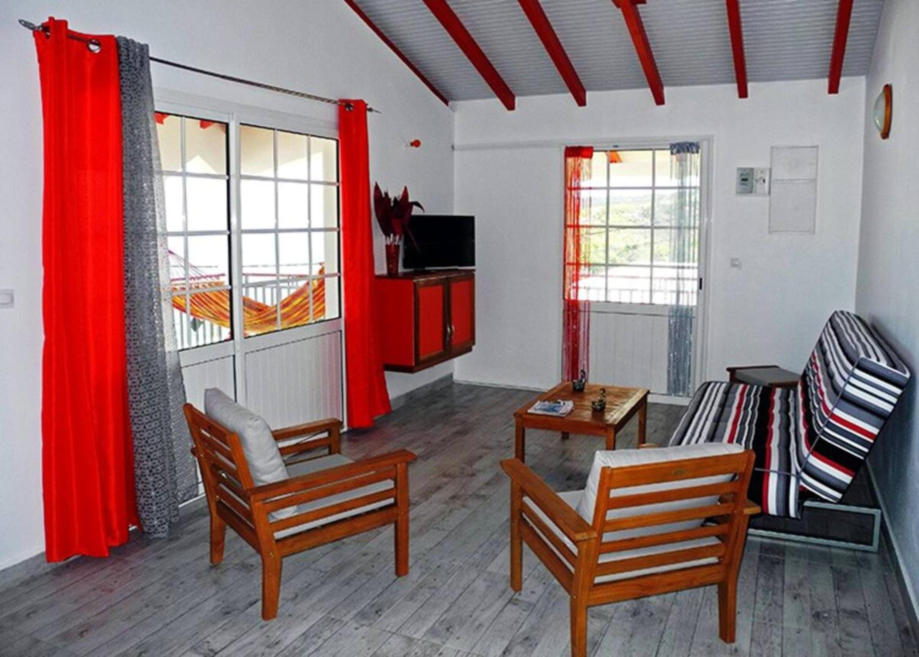 Appartement avec vue sur la mer a Deshaies 70 m² jardin view 4