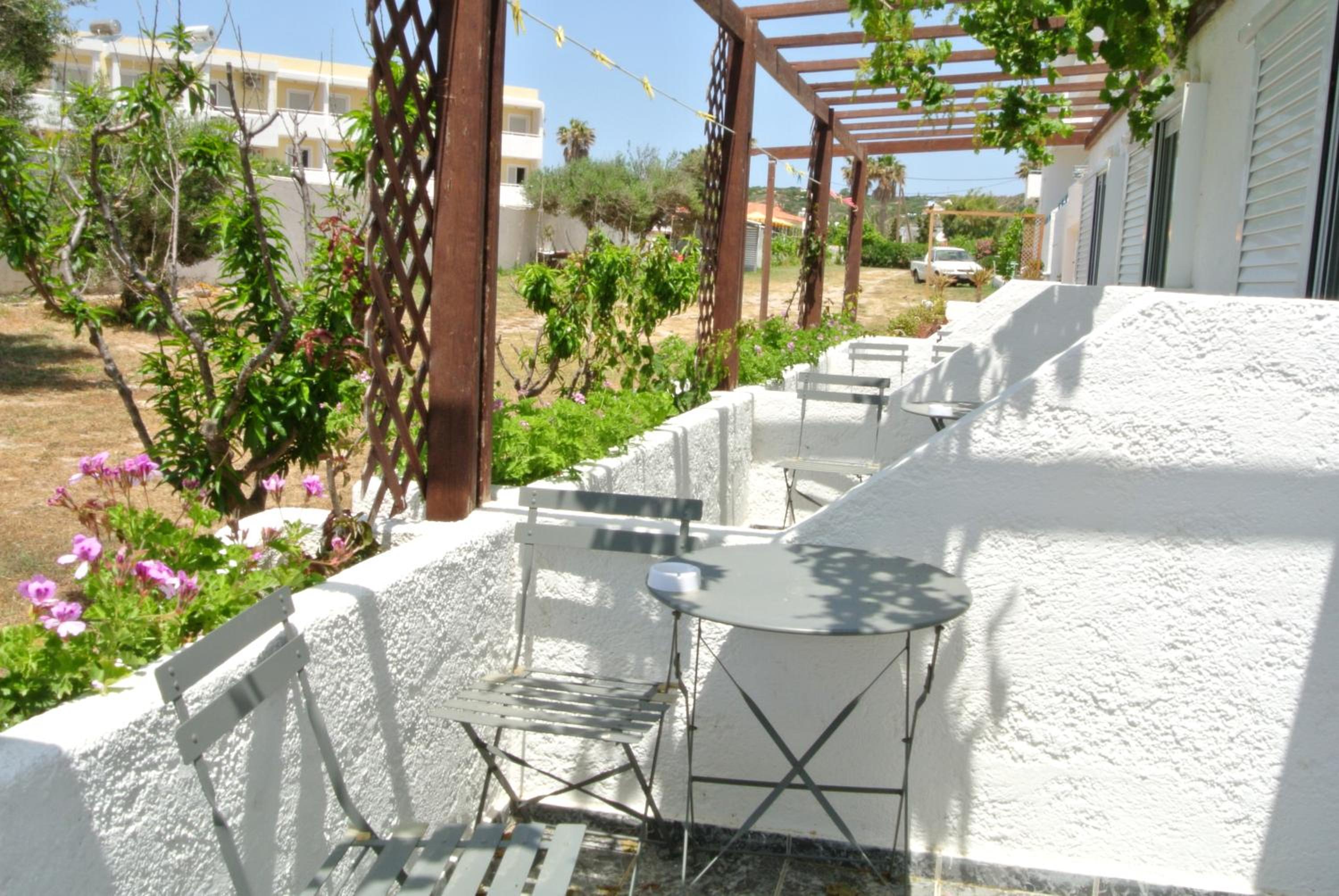 outdoor BBQ area