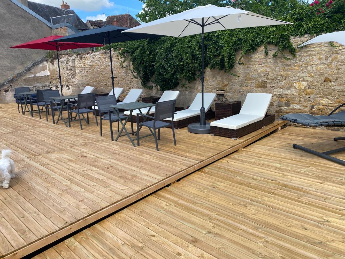outdoor BBQ area