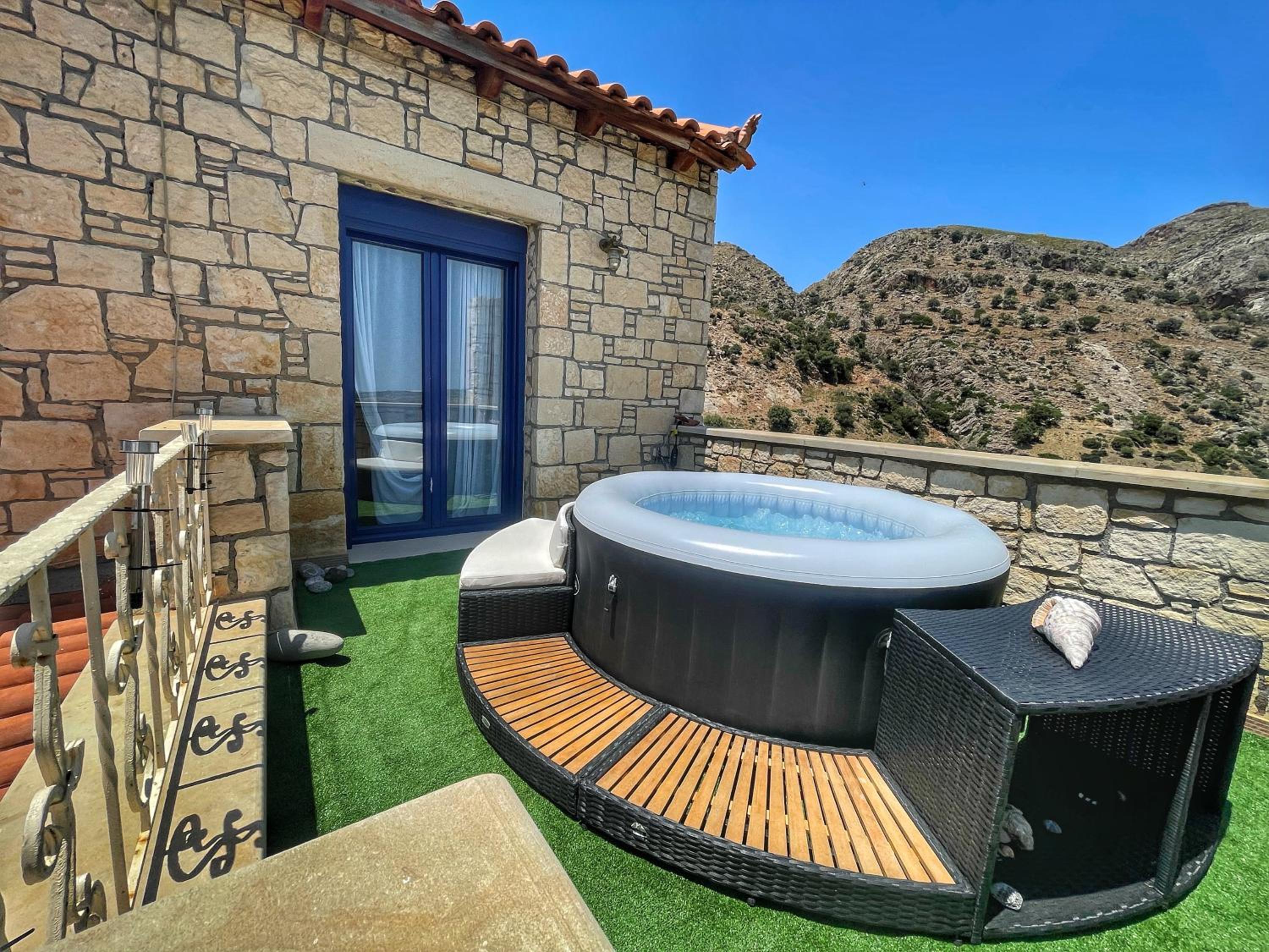 Elouthia Residence with Sea View and Hot Tub view 2
