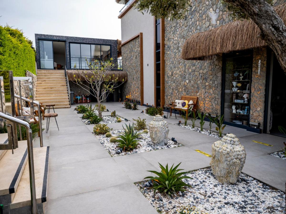 outdoor BBQ area