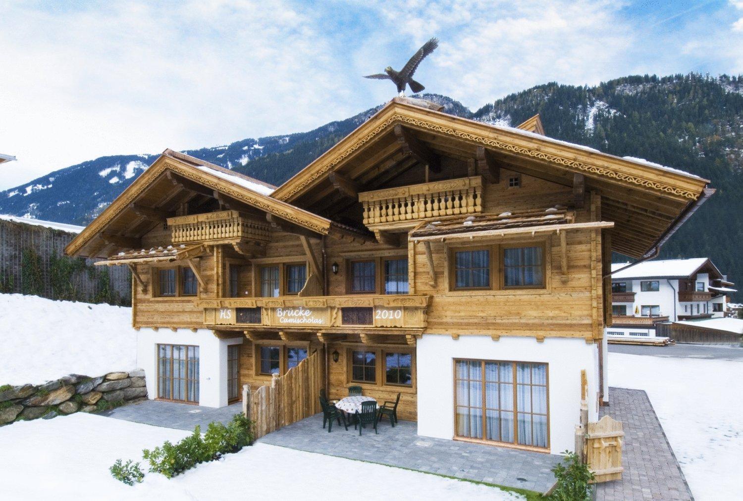 Alpenchalet Brücke