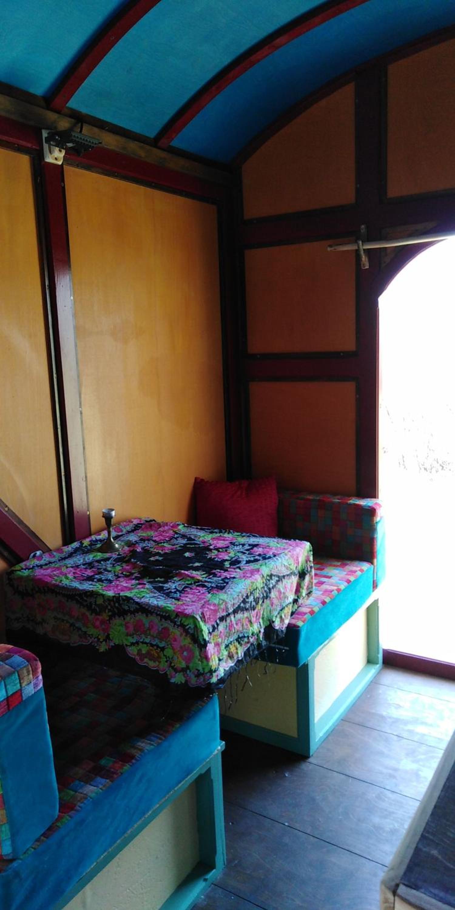 Shepherd's hut in nature