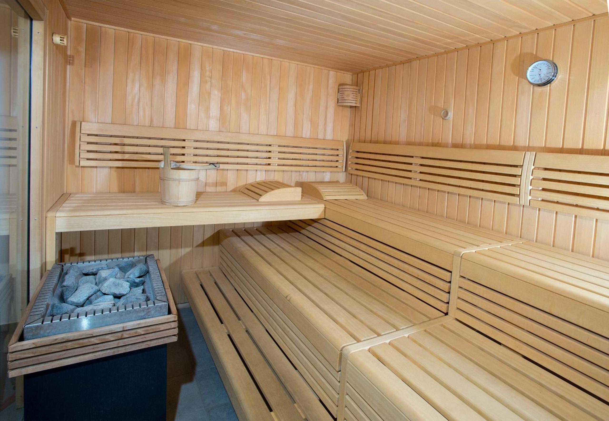 Attic apartment with pool, sauna, and fireplace