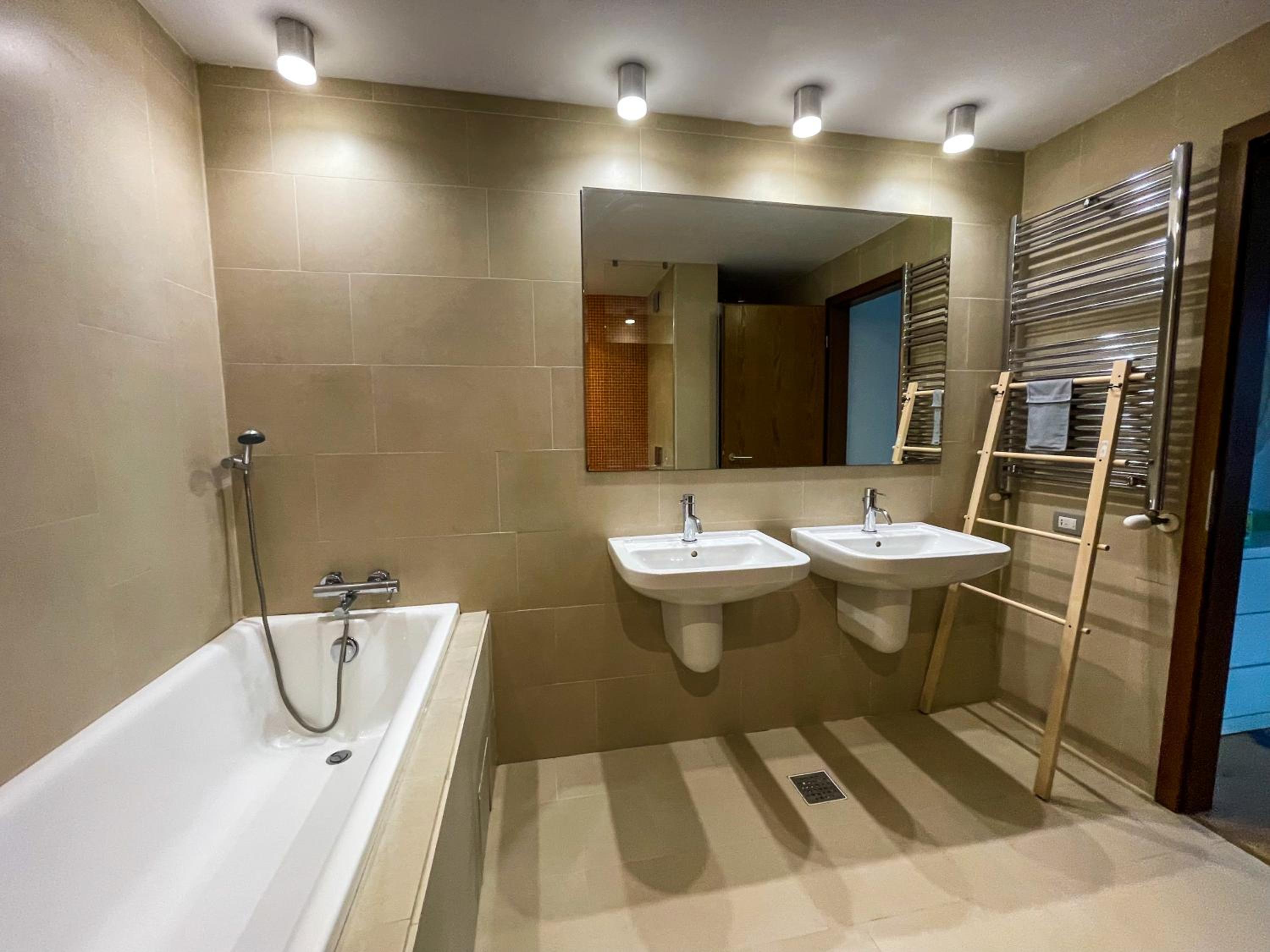 Beachfront Designer Apt, 100 sqm, 2-bath, huge terrace on the sea shore
