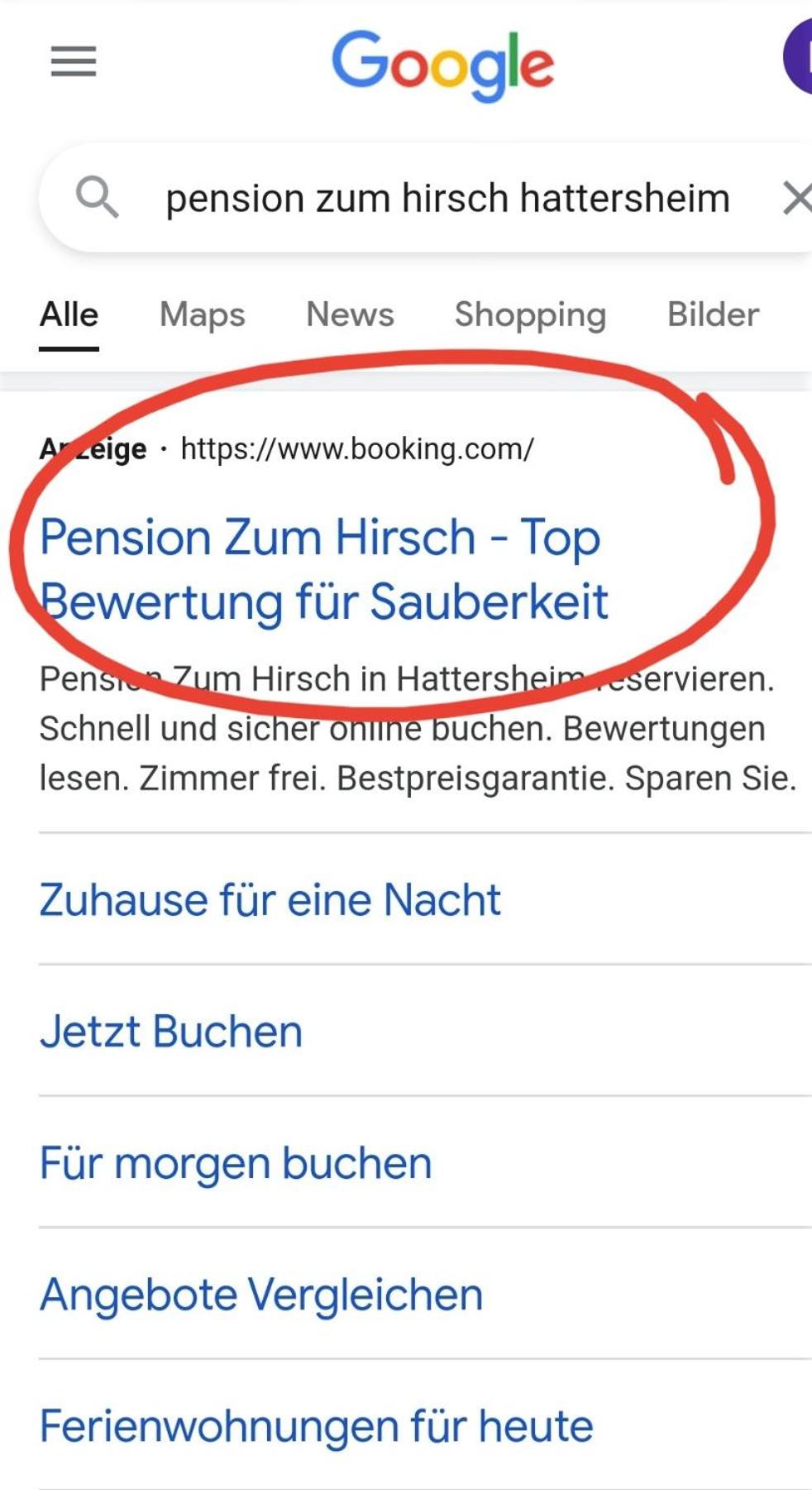 Hotel-Pension zum Hirsch