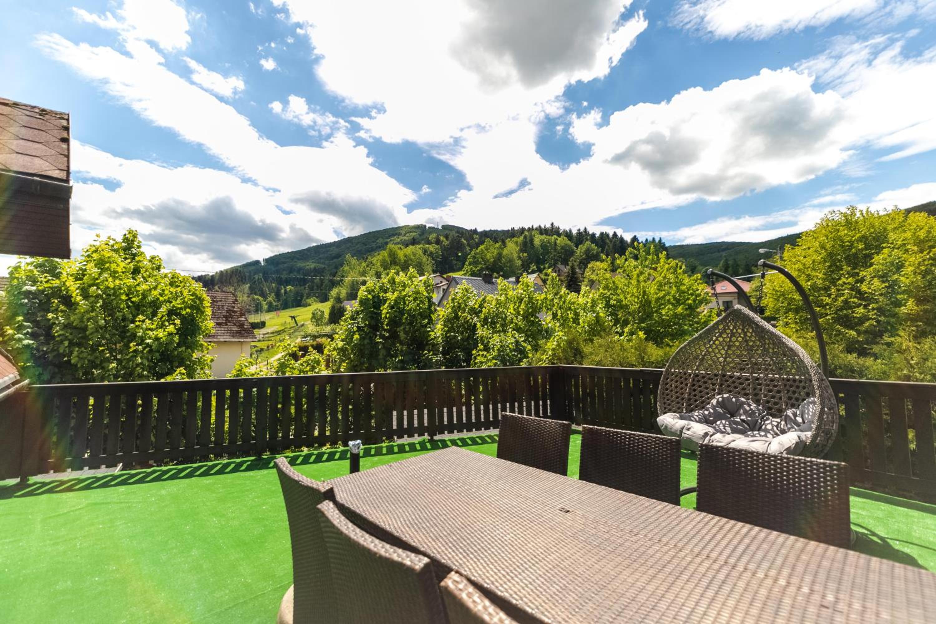 outdoor BBQ area
