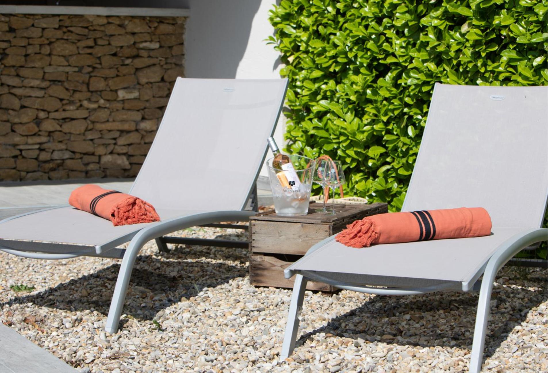 outdoor BBQ area