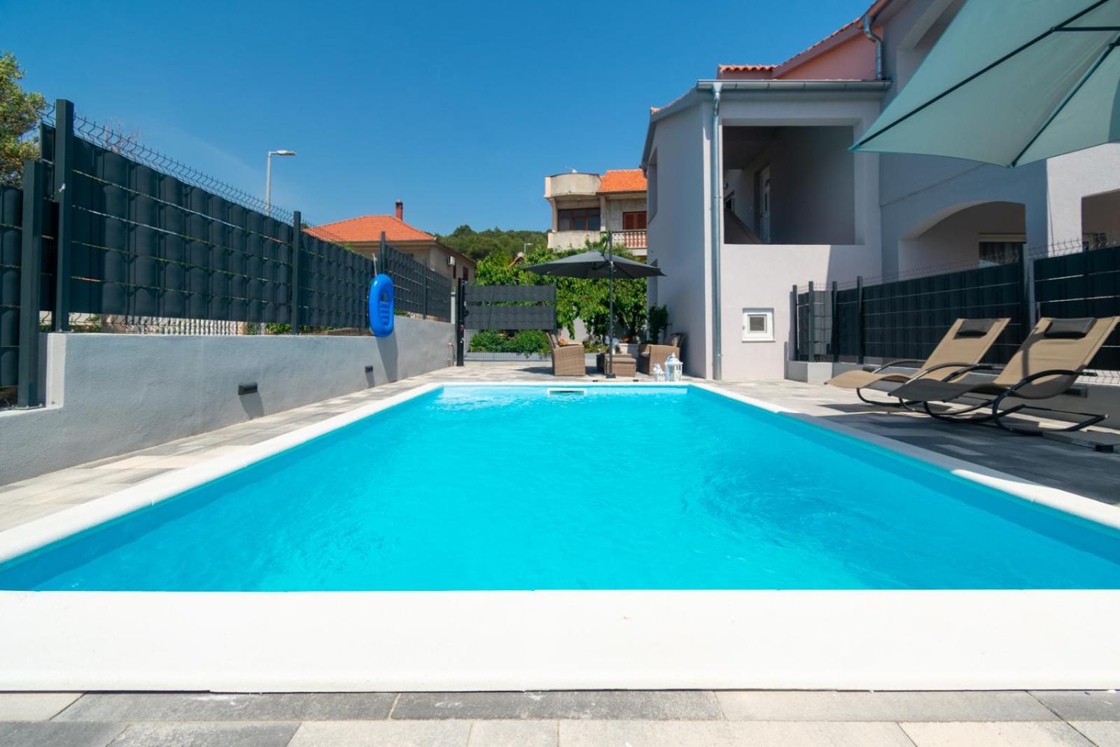 Modern apartment with private pool view 2