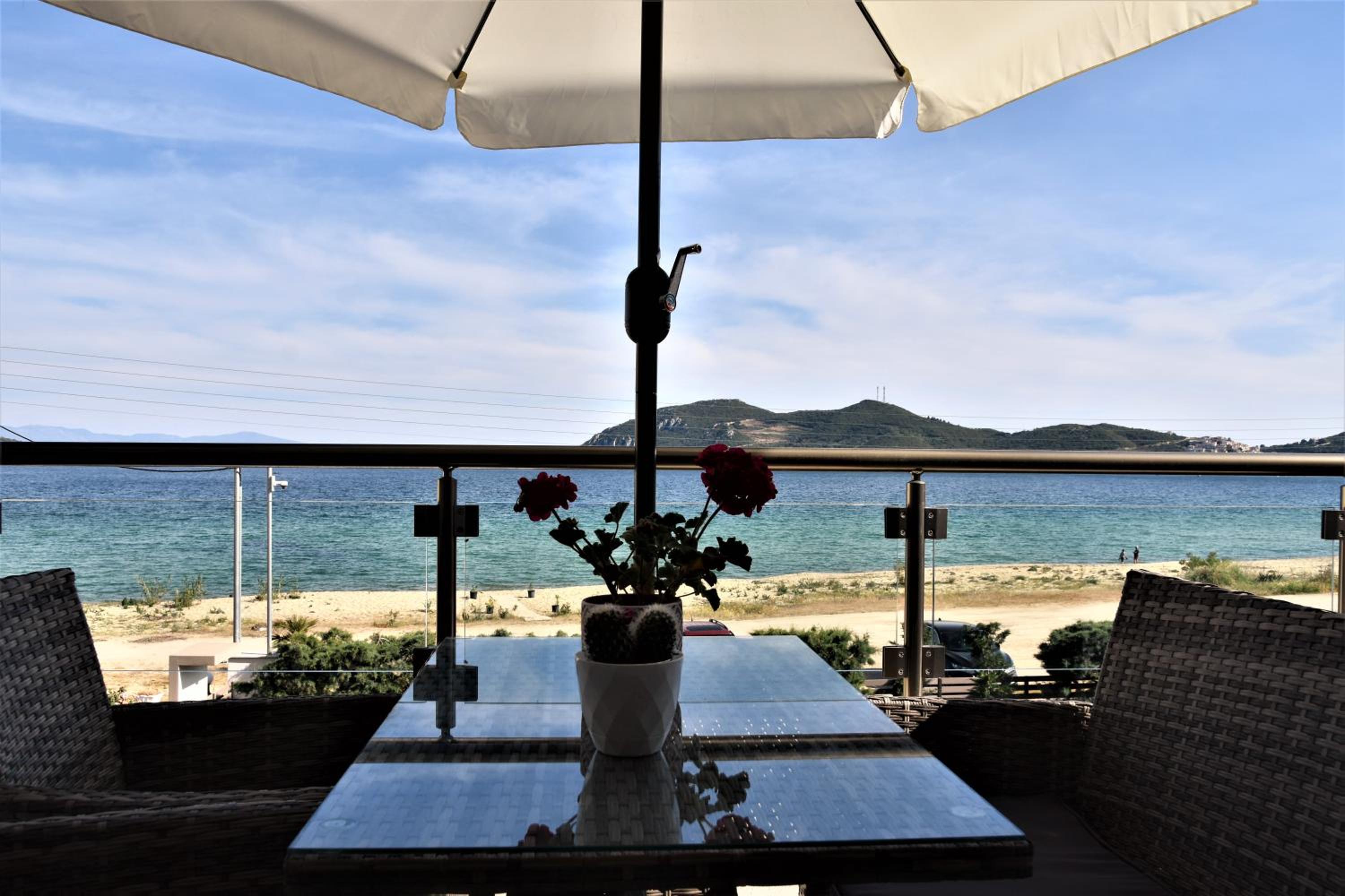 outdoor BBQ area
