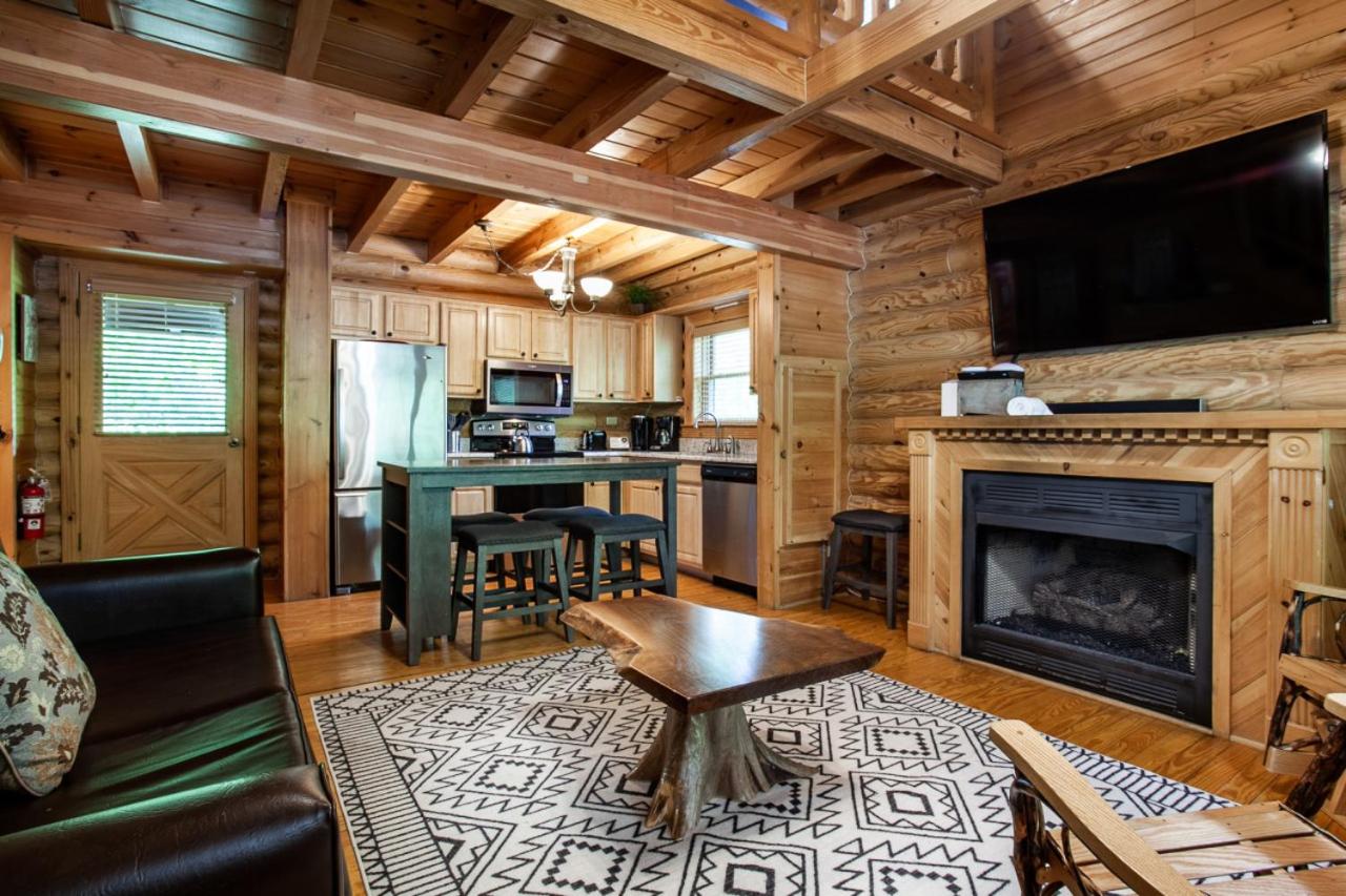 The Alpenhaus Hot Tub Game Room and Fireplace