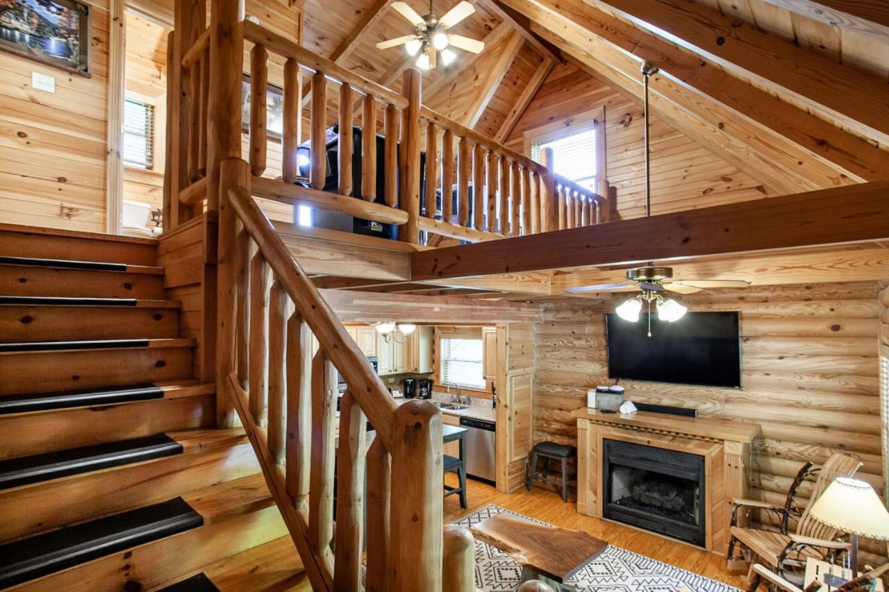 The Alpenhaus Hot Tub Game Room and Fireplace