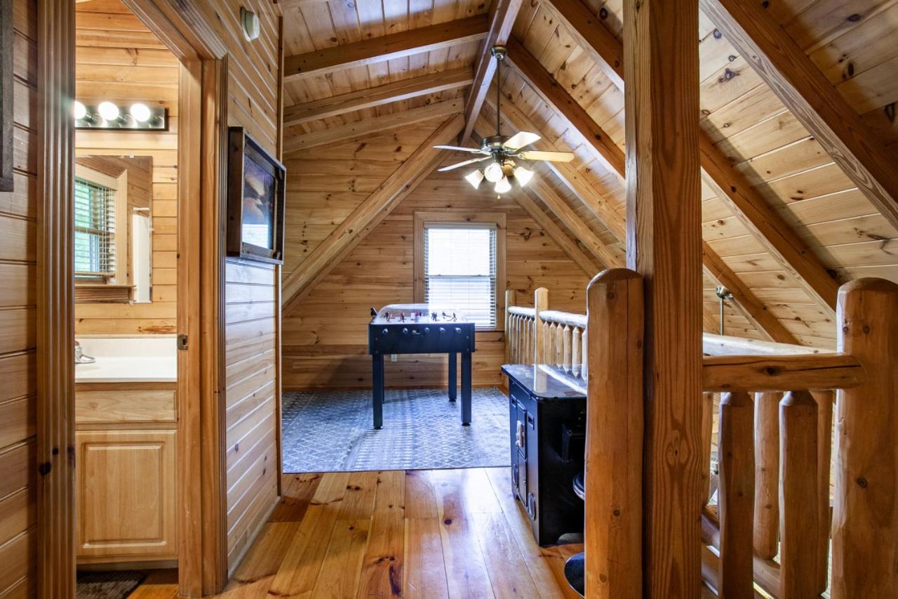 The Alpenhaus Hot Tub Game Room and Fireplace