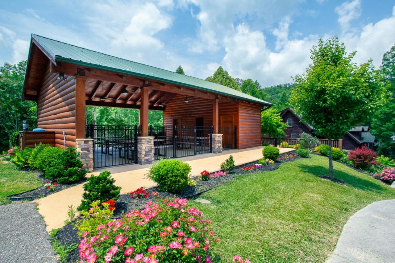 The Alpenhaus Hot Tub Game Room and Fireplace