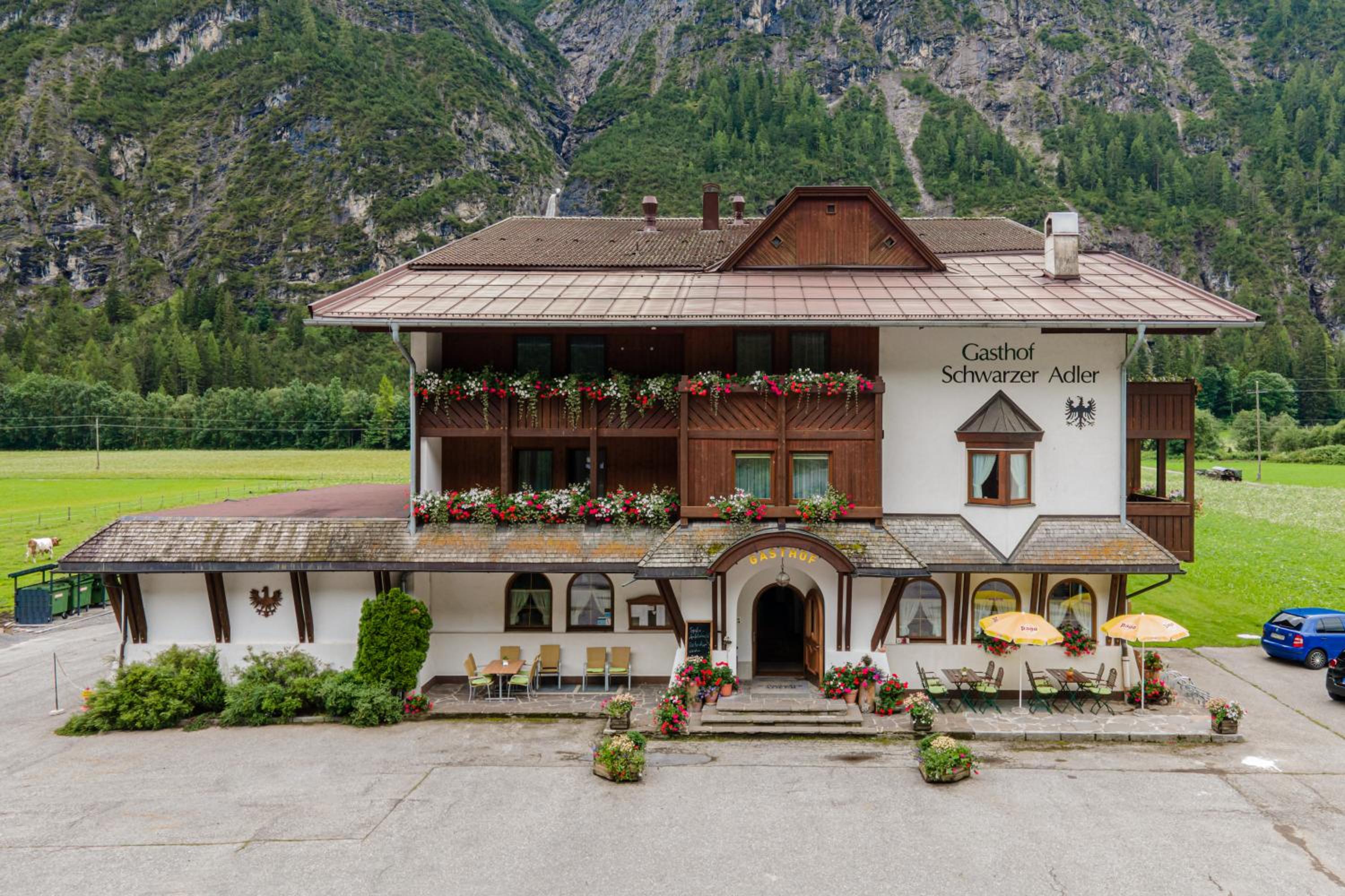 Gasthof Schwarzer Adler in Hägerau-Steeg Naturpark Lechtal