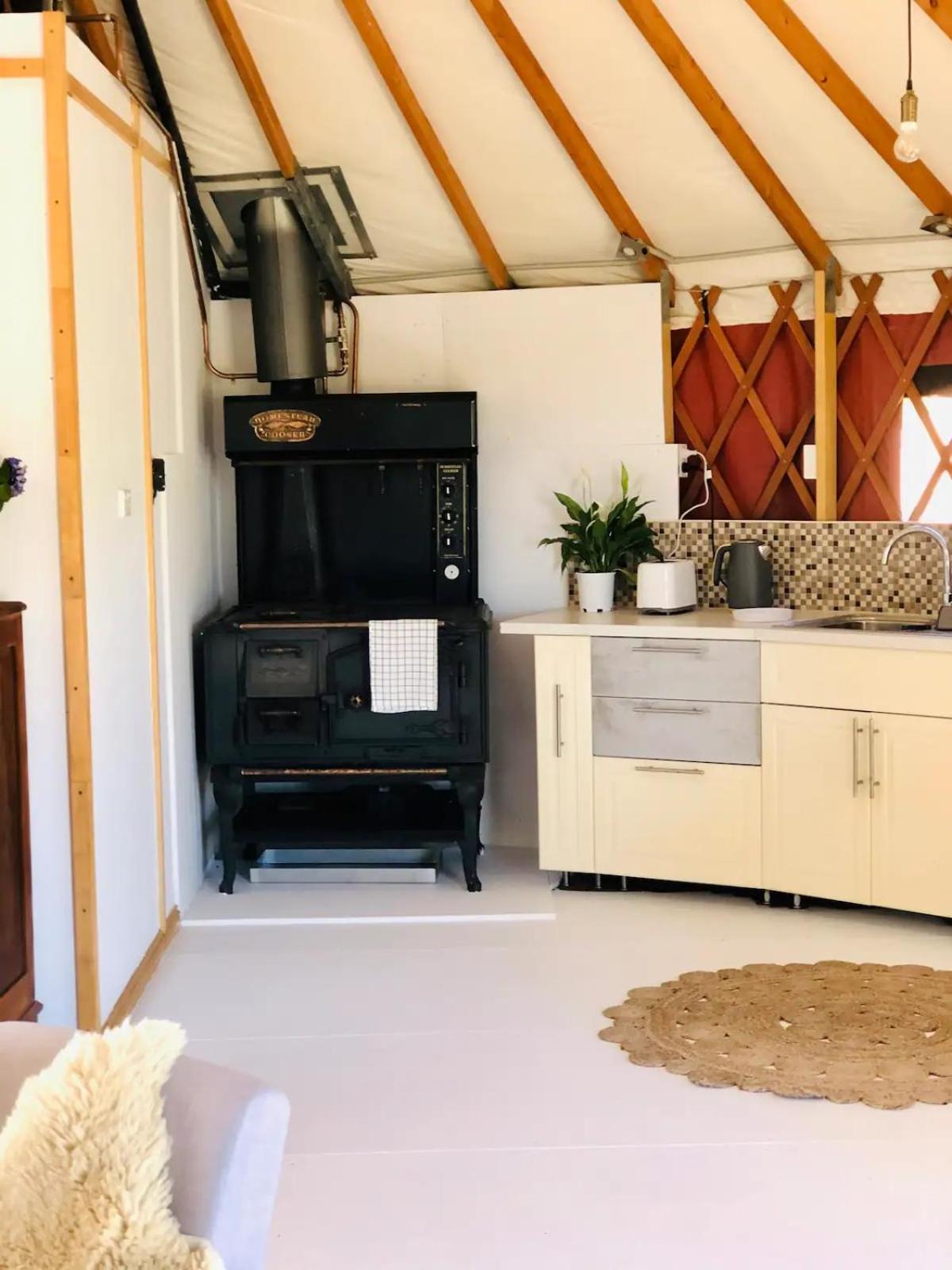 Byron Bay Hinterland Eco-Retreat Terracota Yurt view 2